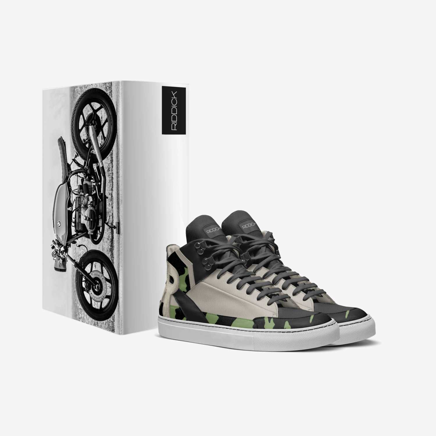 Café 2.0 custom made in Italy shoes by Haden Riddick | Box view