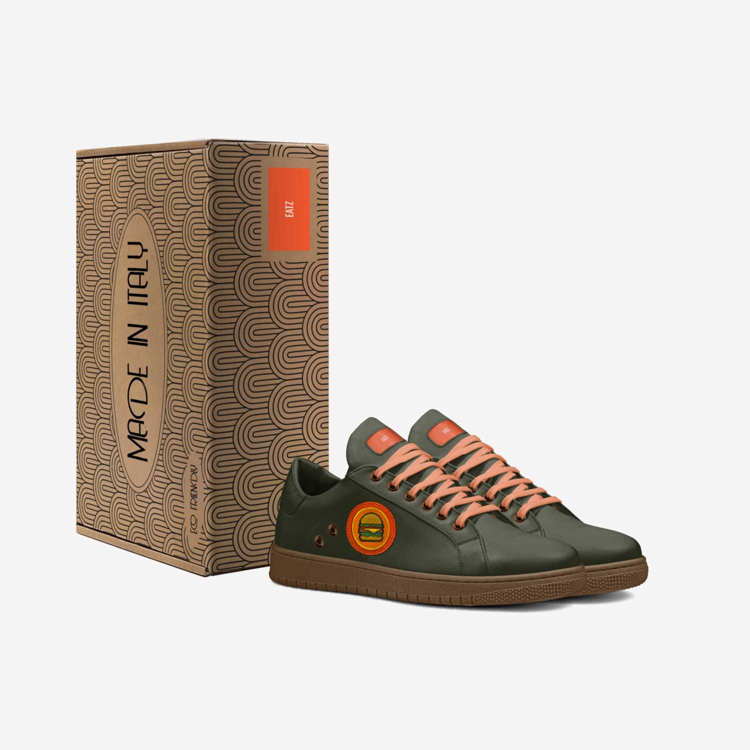 Eatz custom made in Italy shoes by Melton Brown | Box view