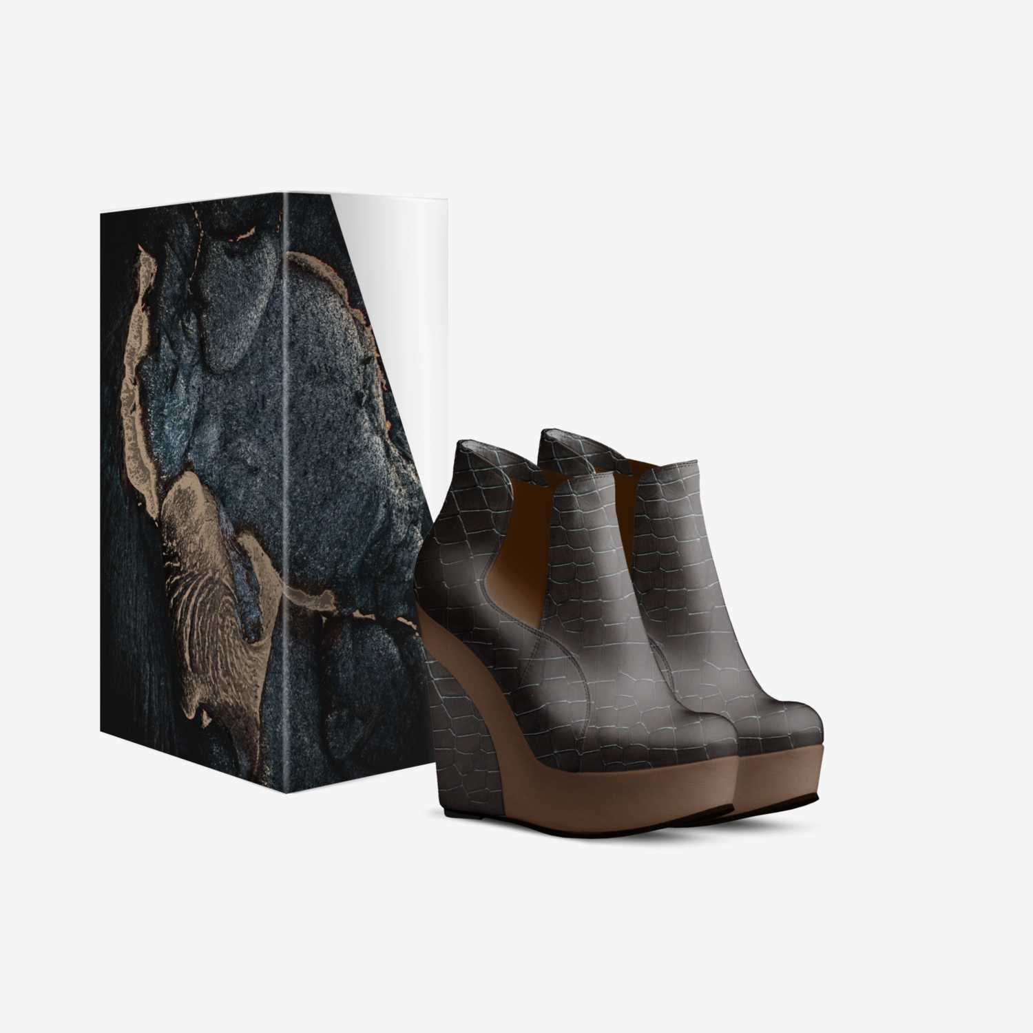 Ashley World XL custom made in Italy shoes by Ebony Williams | Box view