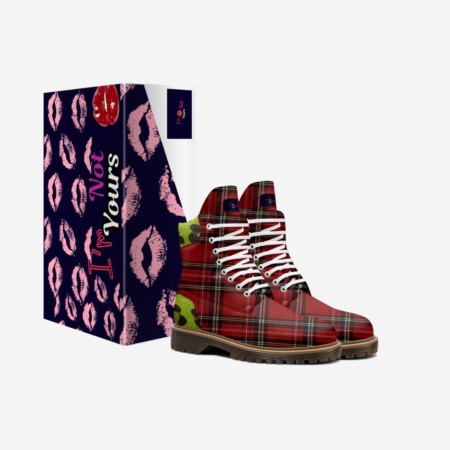 I'm Not Yours custom made in Italy shoes by Lamontea Williams | Box view