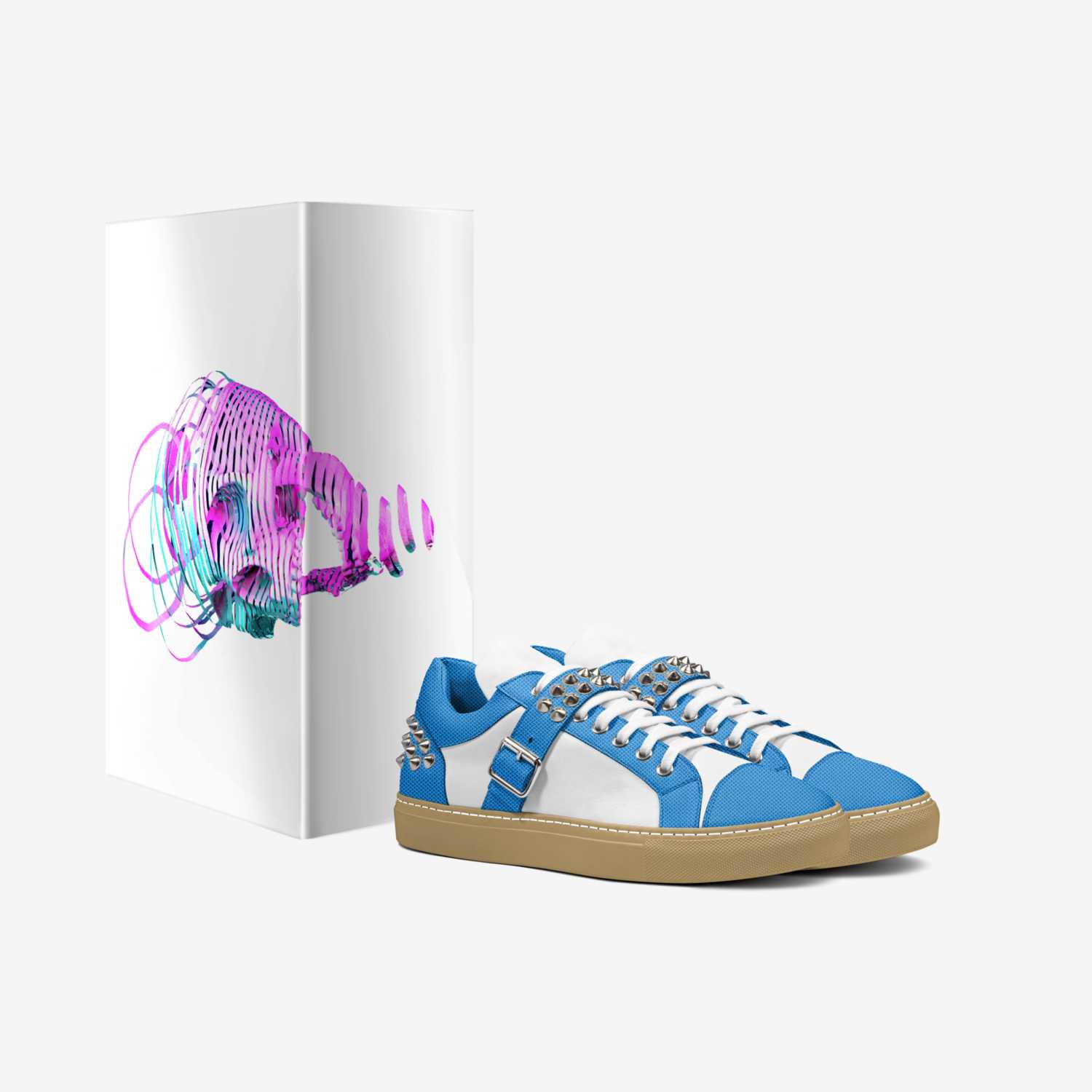 play hard custom made in Italy shoes by Rodney R. | Box view