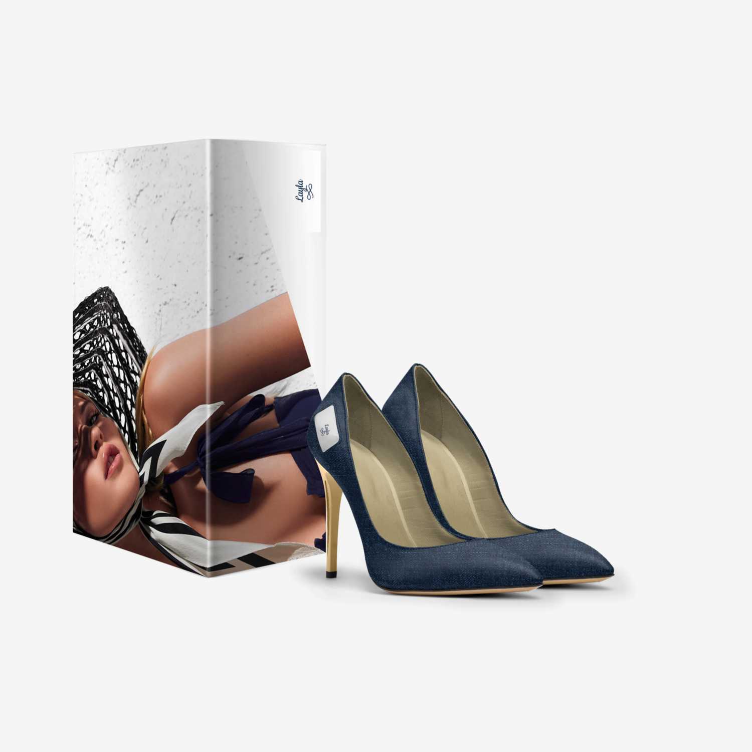 Layla custom made in Italy shoes by Ashley Rosario | Box view