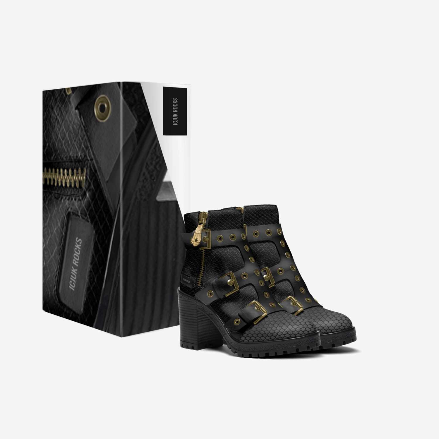 ICJUK Rocks custom made in Italy shoes by Claire Jane Vranian | Box view