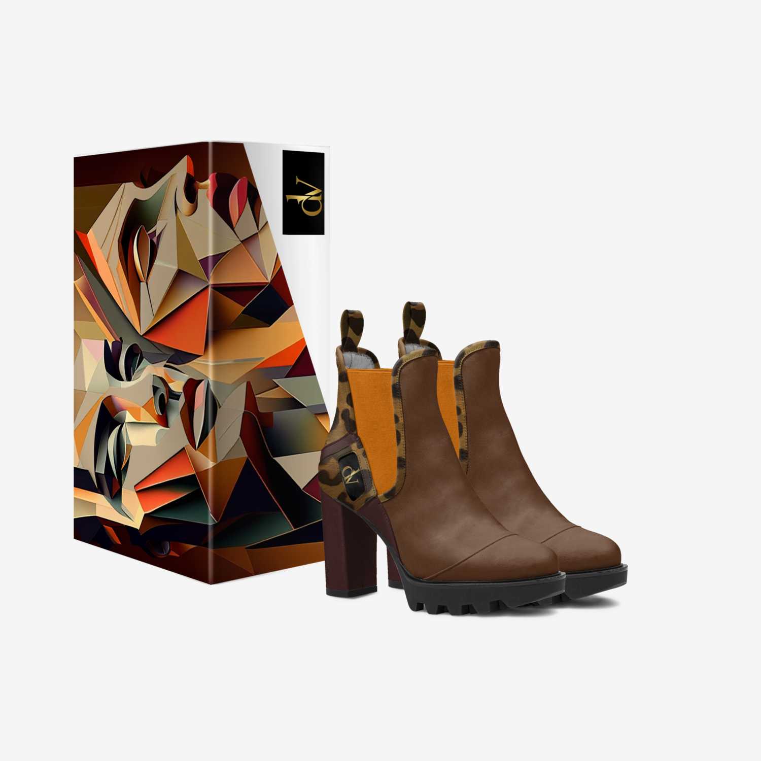 Nicola 1 custom made in Italy shoes by Jacques Devries | Box view