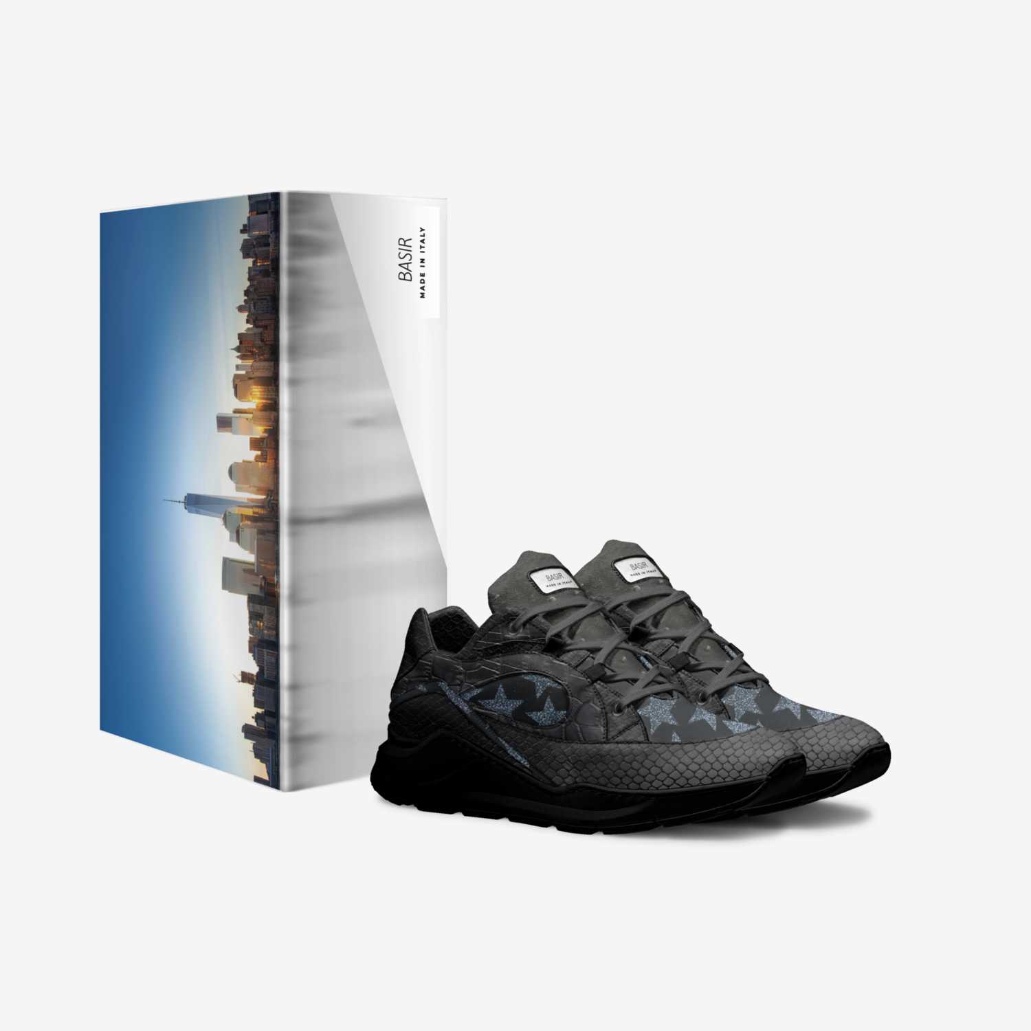 The Basir custom made in Italy shoes by Irving Muhammad | Box view