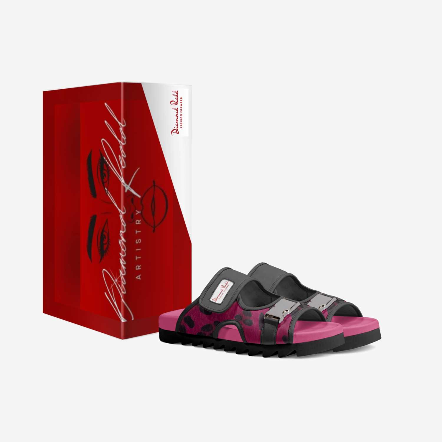 Diamond Redd custom made in Italy shoes by Alexia Reichel | Box view