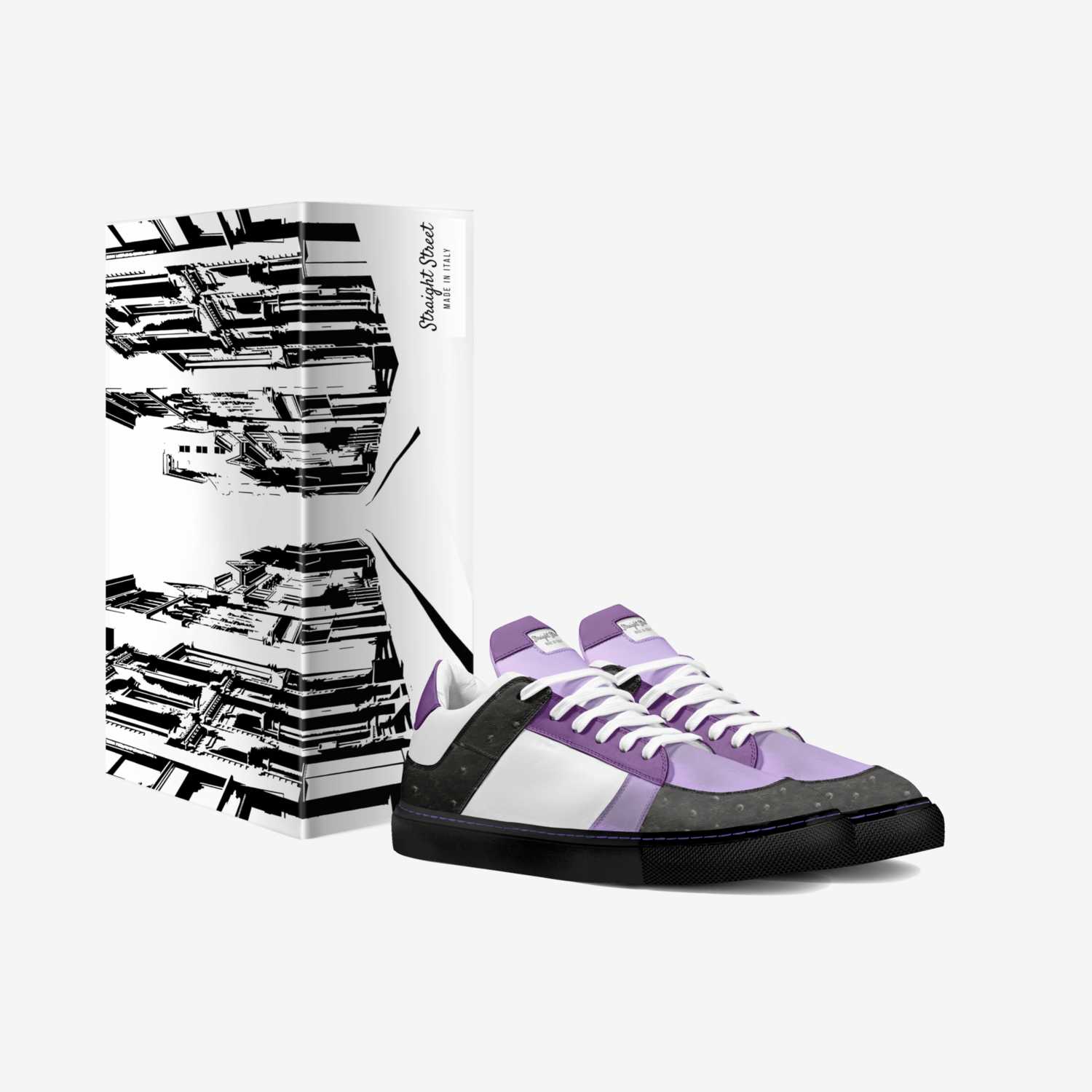 Straight Street custom made in Italy shoes by David Gordon | Box view