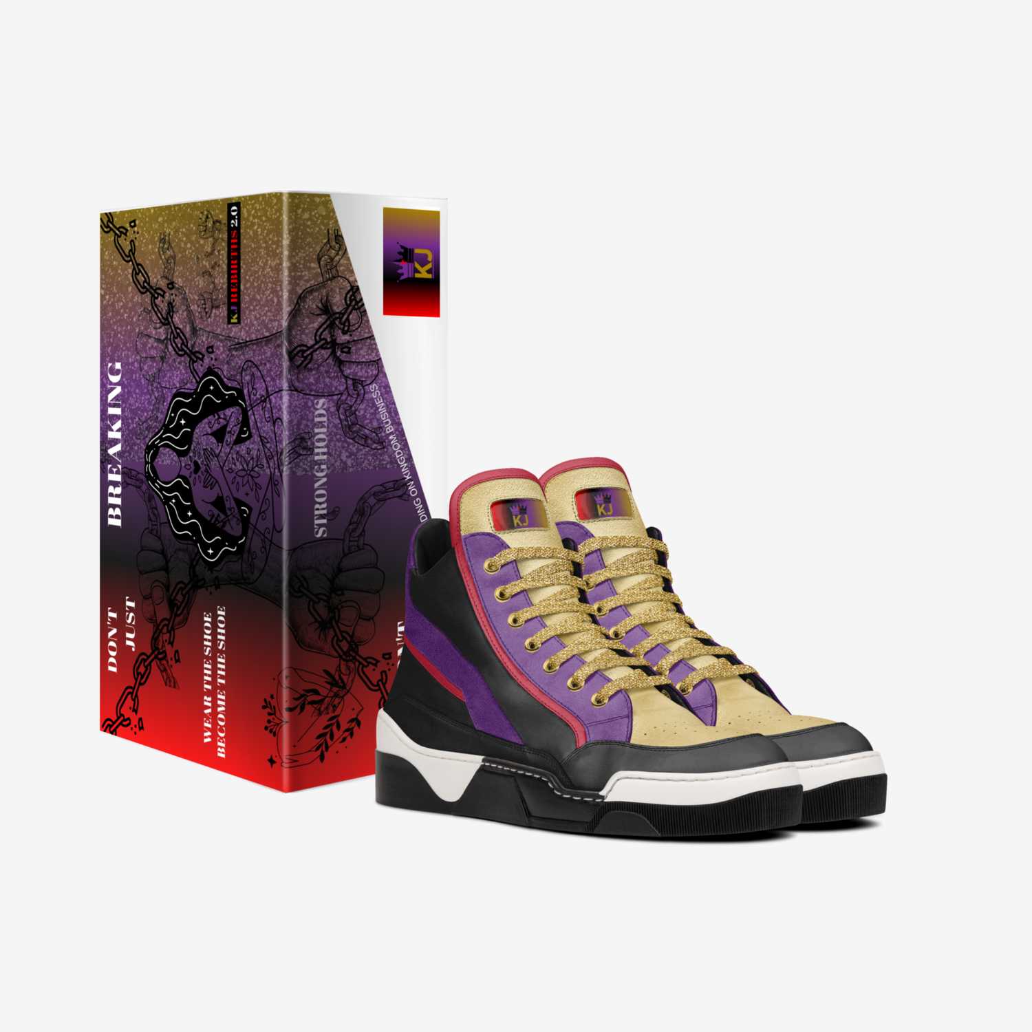 KJ REBIRTHS 2.0 custom made in Italy shoes by Martawan Reed Sr. | Box view