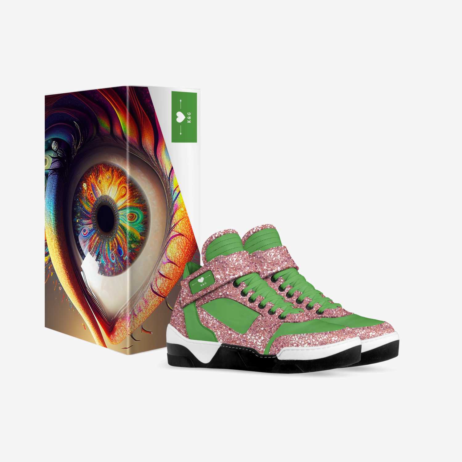 K & G custom made in Italy shoes by Kimberly Burton | Box view