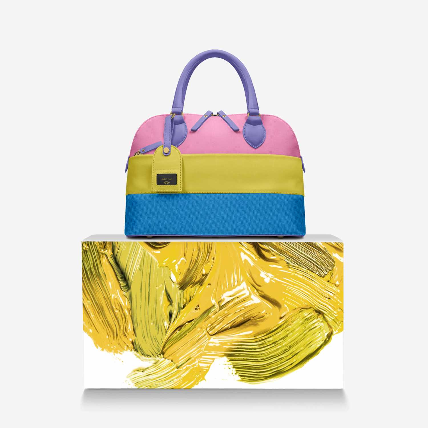 autism crew custom made in Italy design by Trēsha Judson | Over box view