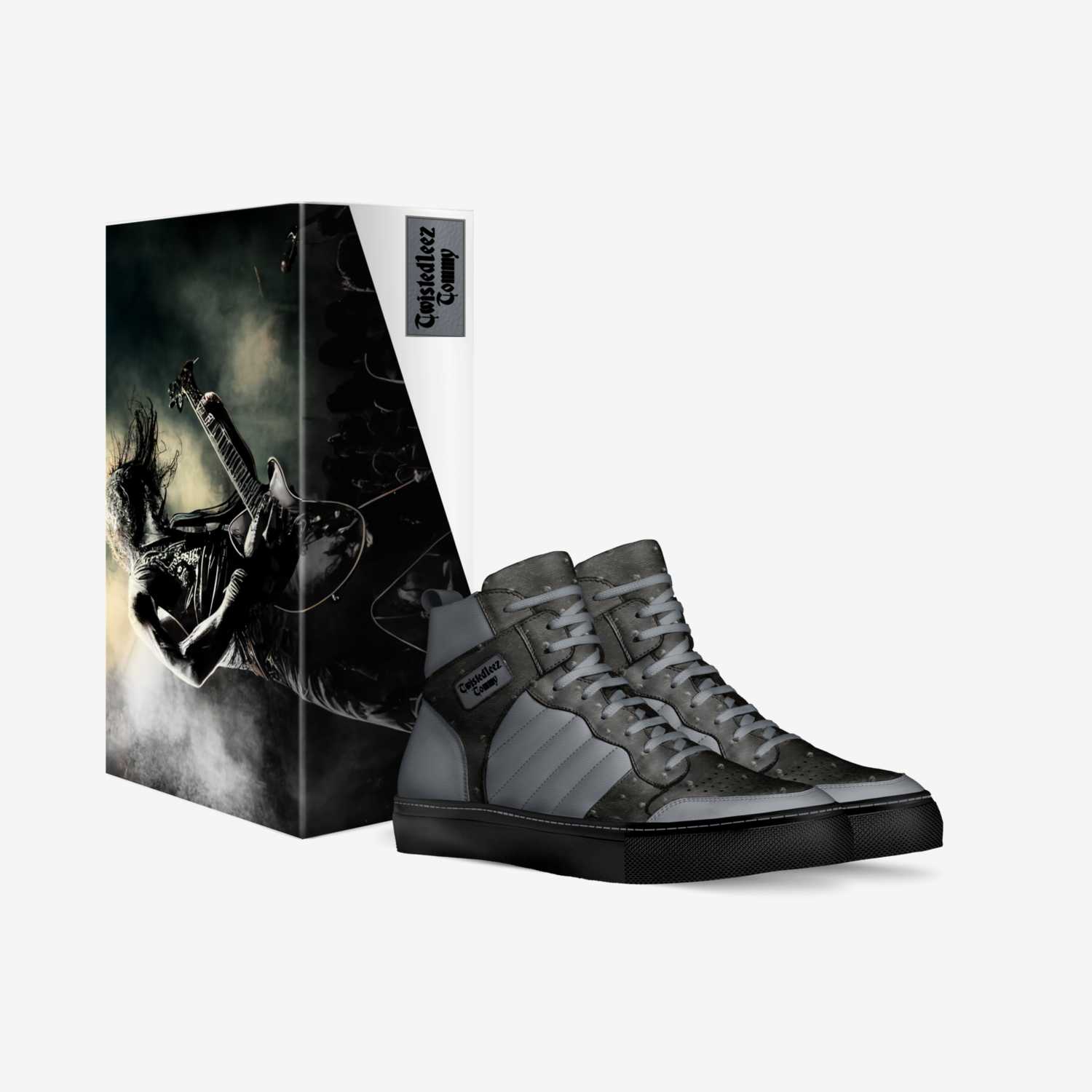 Twisted1eez custom made in Italy shoes by Tina Willie | Box view