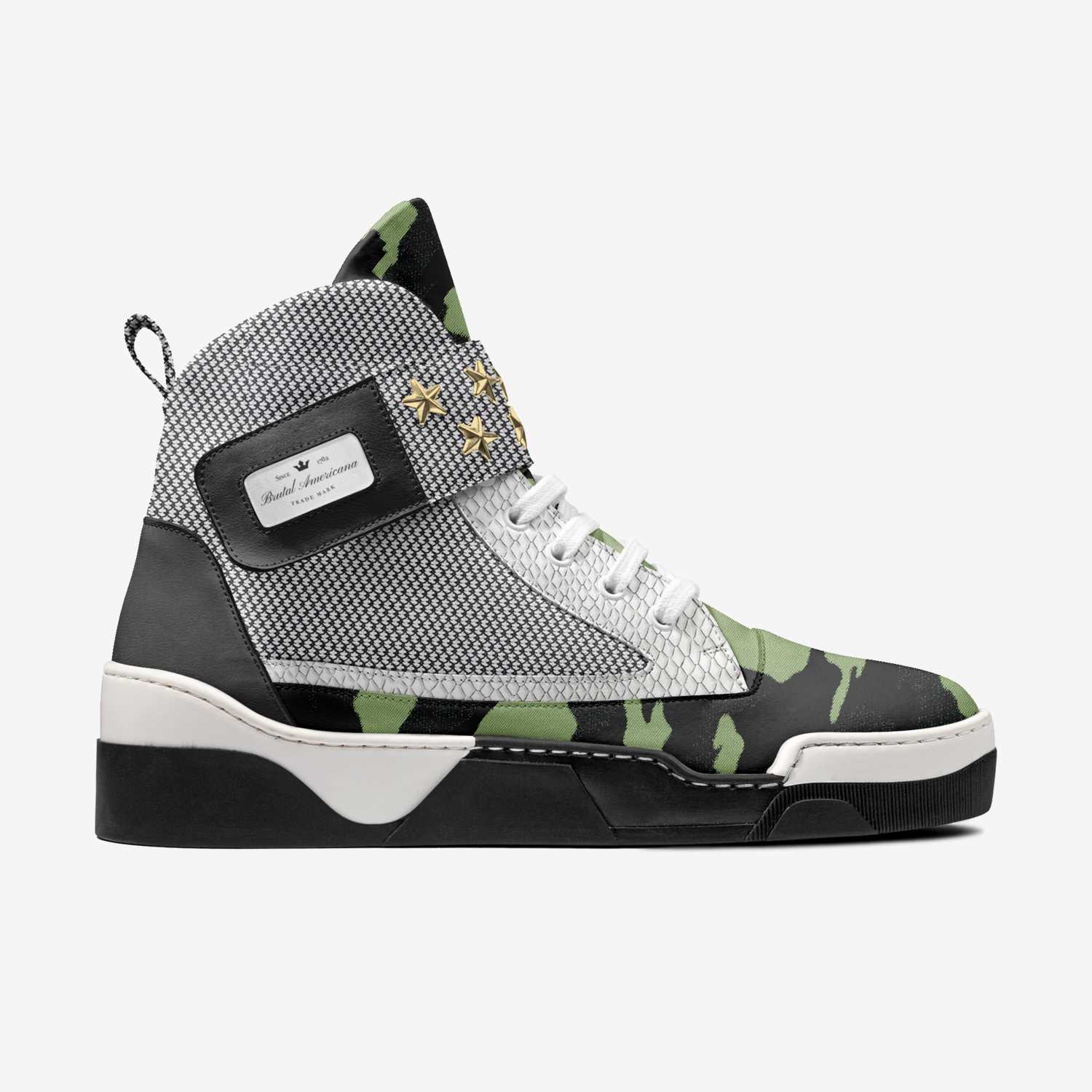 Brutal Americana A Custom Shoe concept by Kelly Saiger