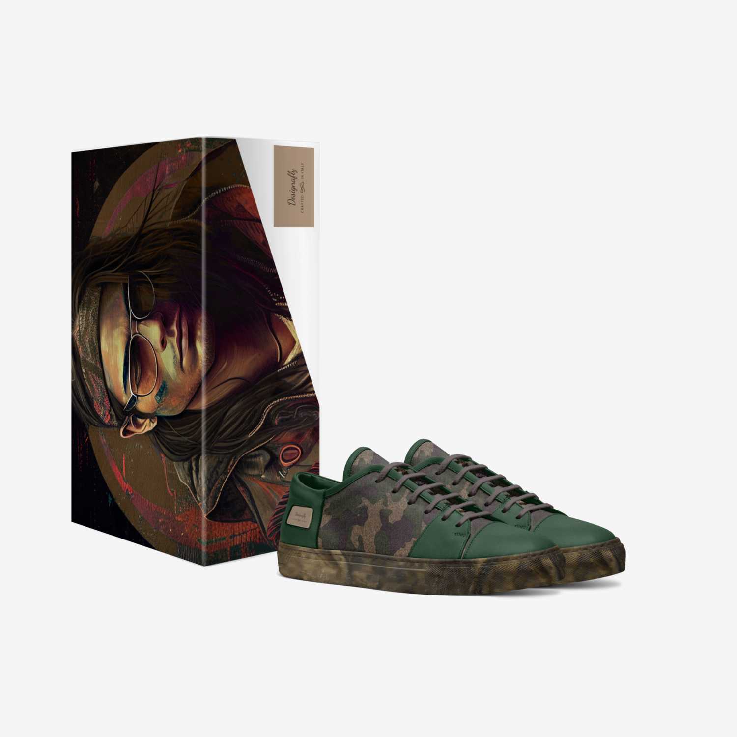 Designafly custom made in Italy shoes by Reynaldo Torres | Box view