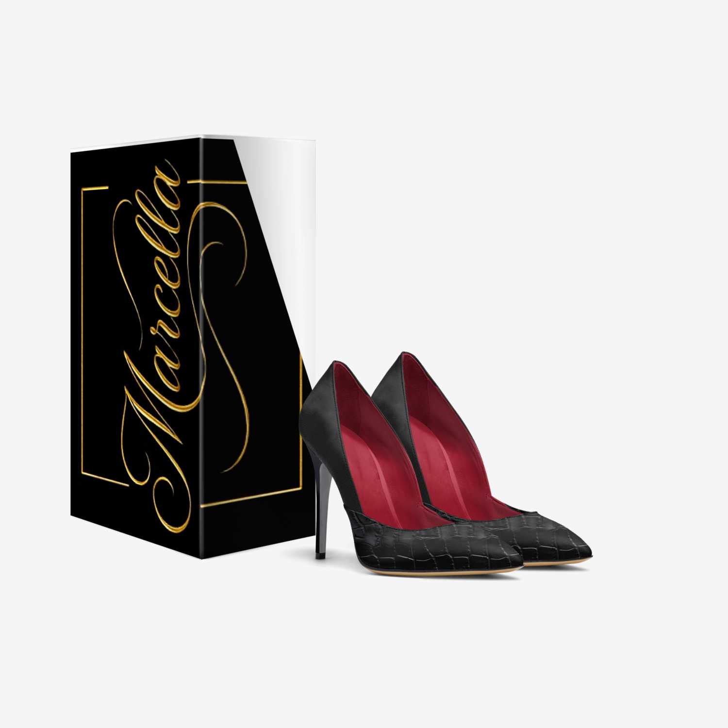 Dark Desire custom made in Italy shoes by Tasha Teresa | Box view