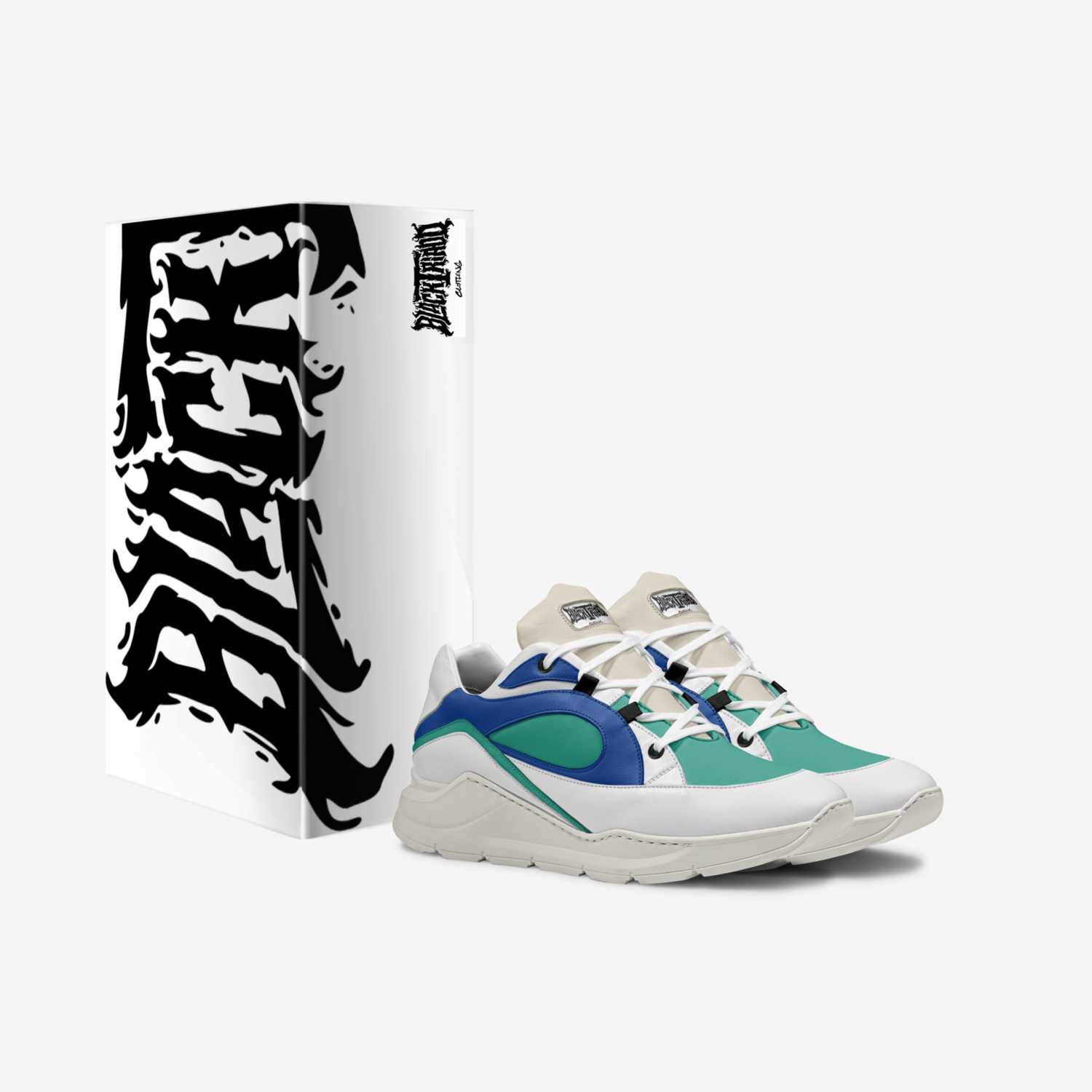 Revenge 1's custom made in Italy shoes by Terrell Austin Horne | Box view