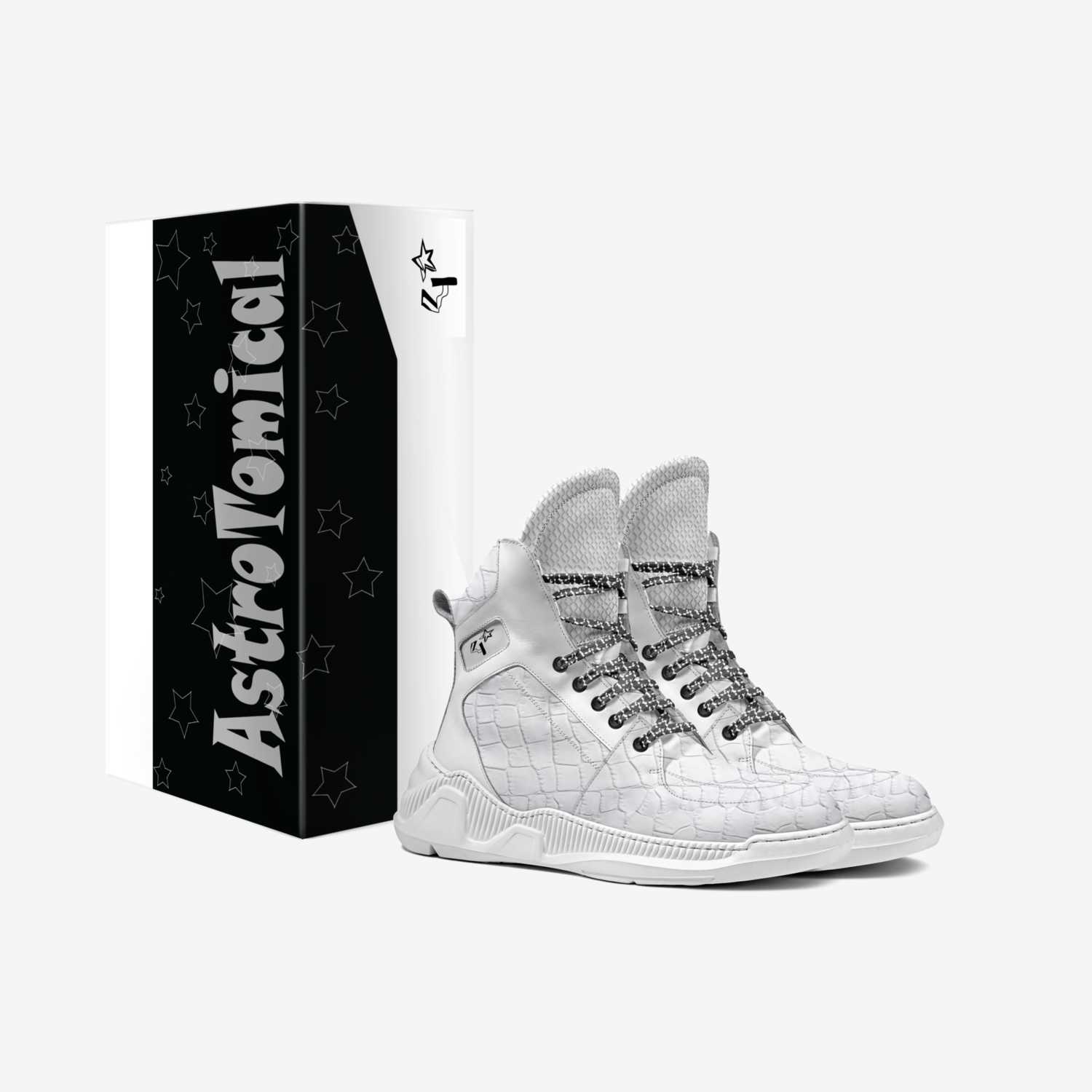 AstroTomical custom made in Italy shoes by Ravyn Mccollins | Box view