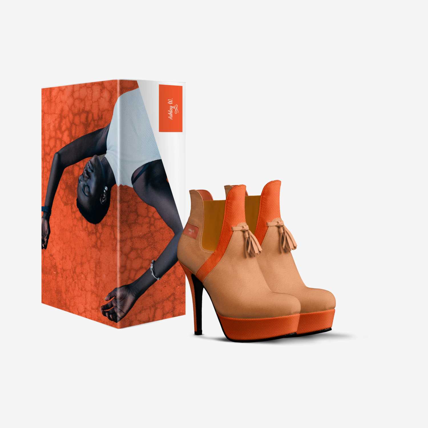 Ashley W. custom made in Italy shoes by Ebony Williams | Box view