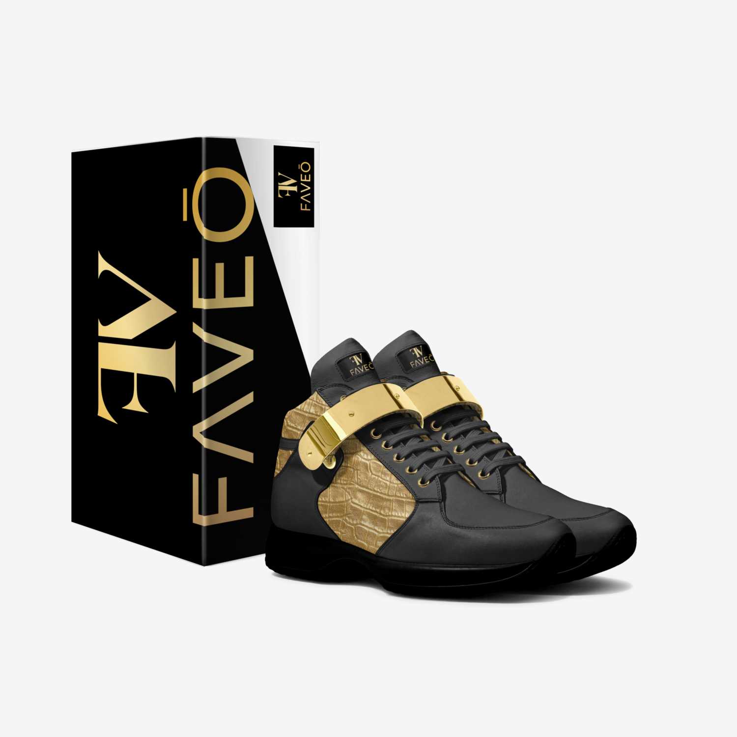 FAVEŌ custom made in Italy shoes by Hakeem Collins | Box view