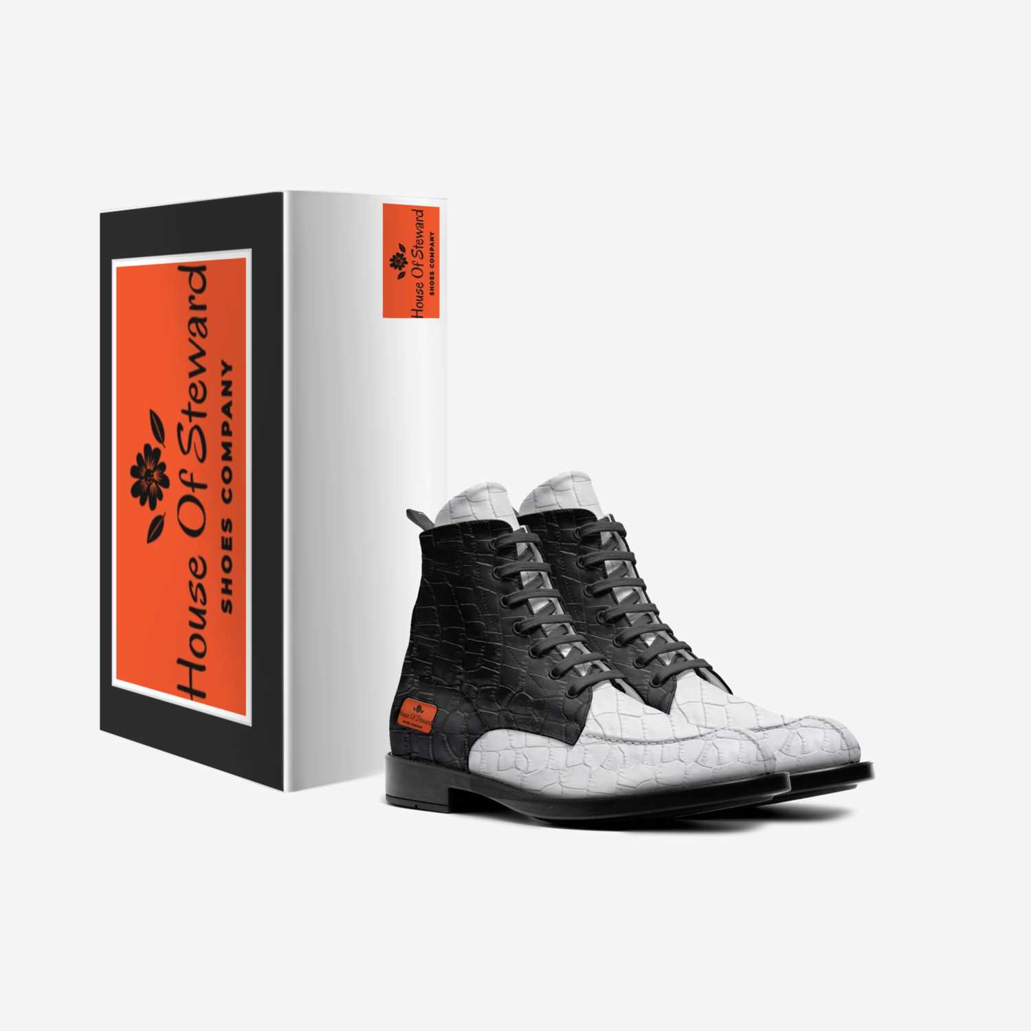 House Of Steward  custom made in Italy shoes by Abdullah Sadiki Al Karim El Ben vance Brandey | Box view