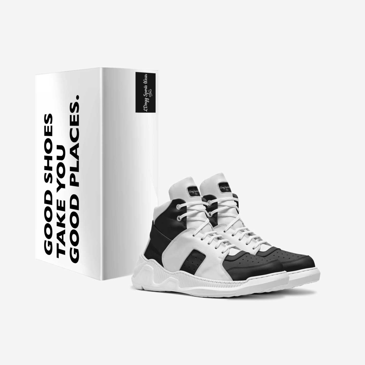 LDogg Sports Wear custom made in Italy shoes by Lawrence Milton Woodward | Box view
