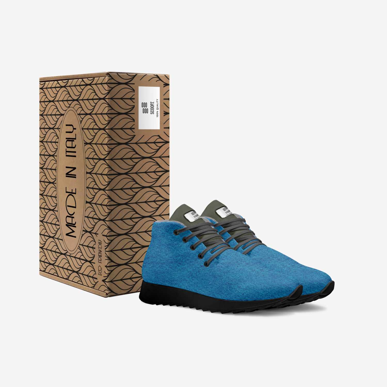 SCOOPZ custom made in Italy shoes by Lisa Stamps | Box view