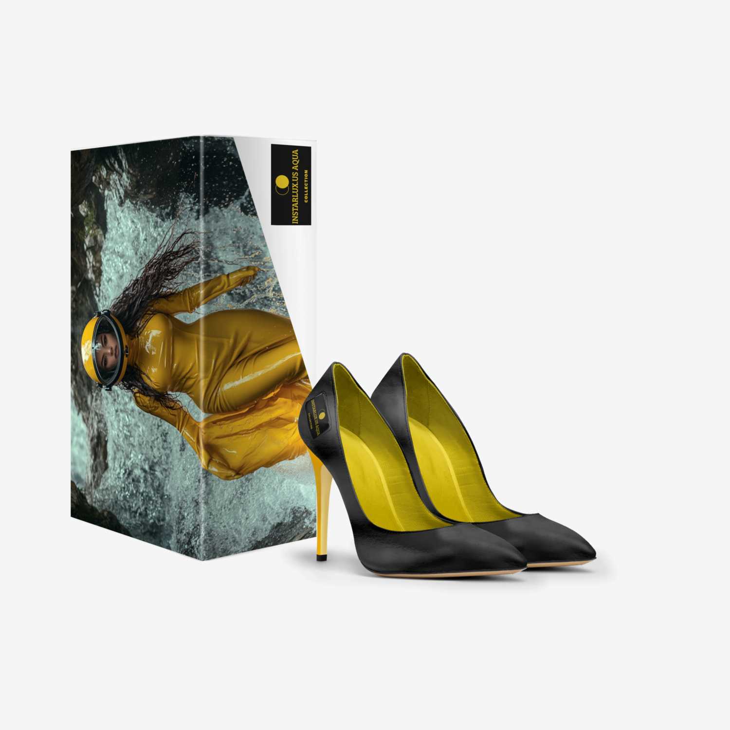 INSTARLUX.US AQUA  custom made in Italy shoes by Instarlux.us | Box view