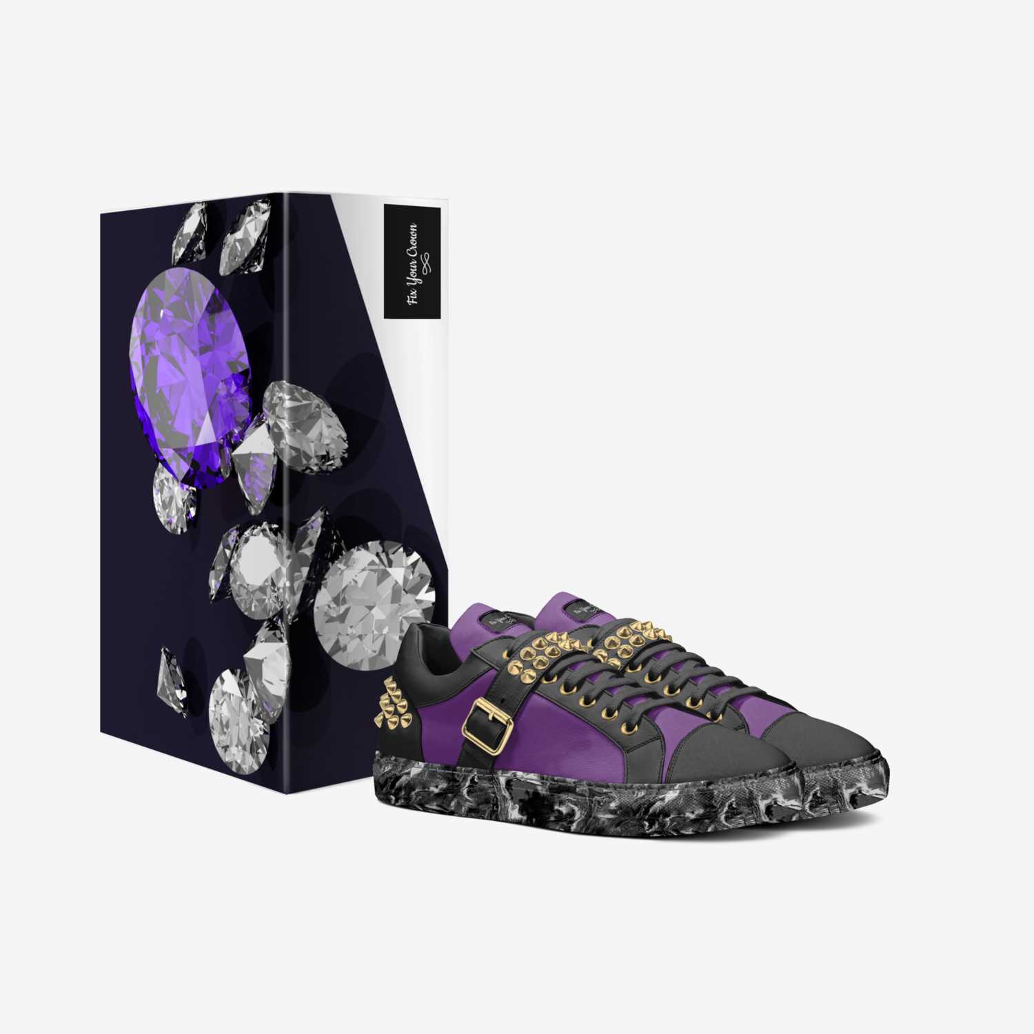 Fix Your Crown  custom made in Italy shoes by September Higgs | Box view