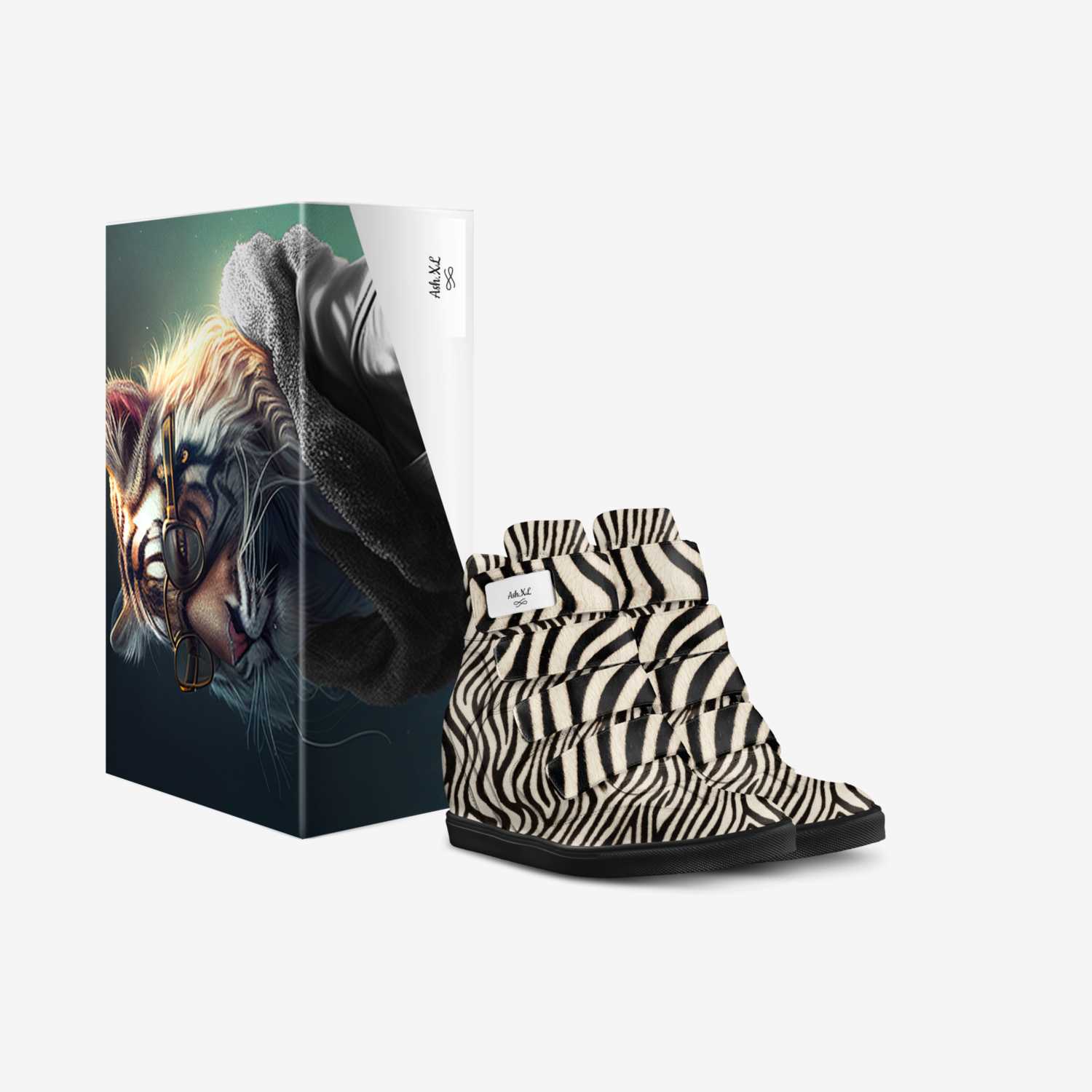 Ash.XL custom made in Italy shoes by Ebony Williams | Box view