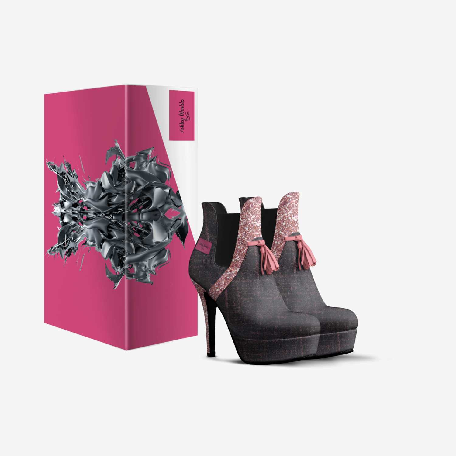 Ashley Worldz custom made in Italy shoes by Ebony Williams | Box view