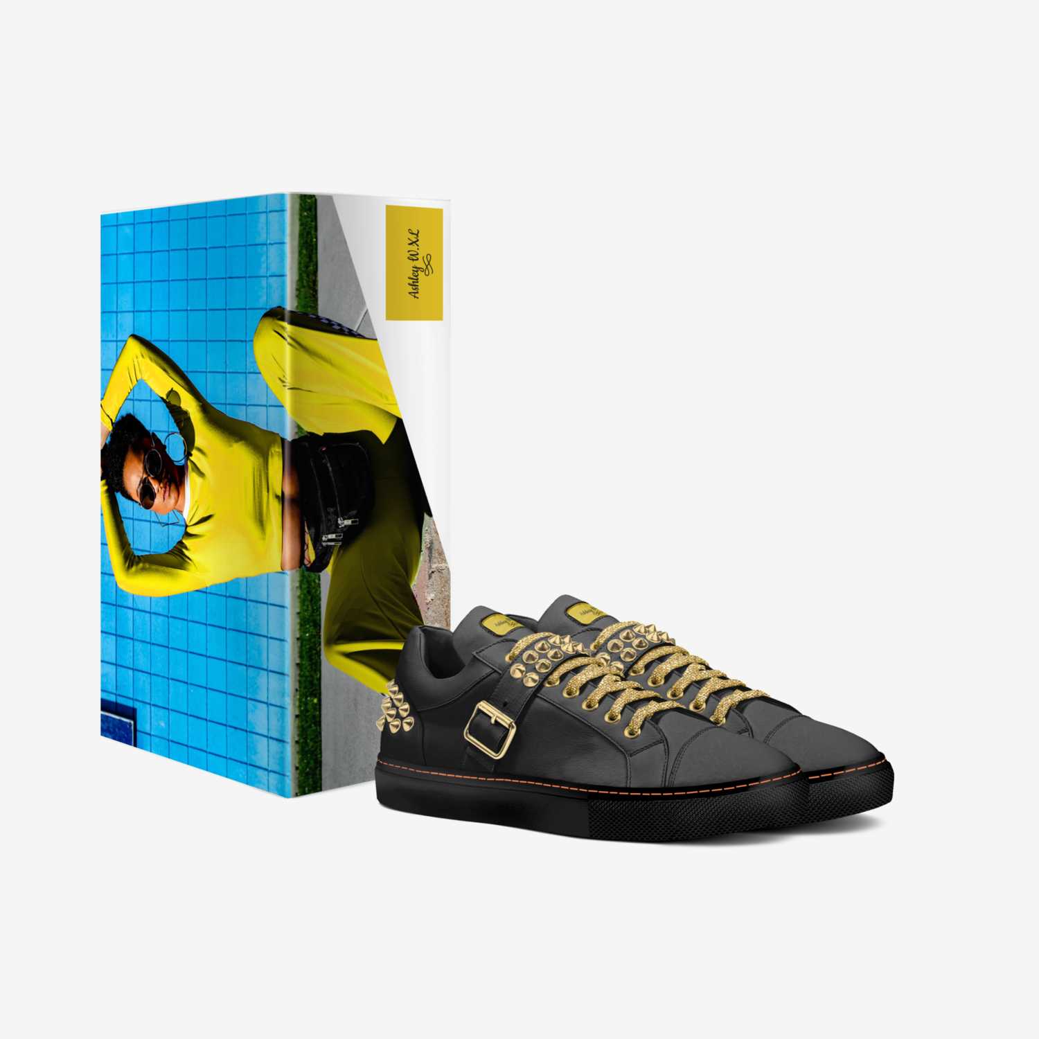 Ashley W.XL custom made in Italy shoes by Ebony Williams | Box view