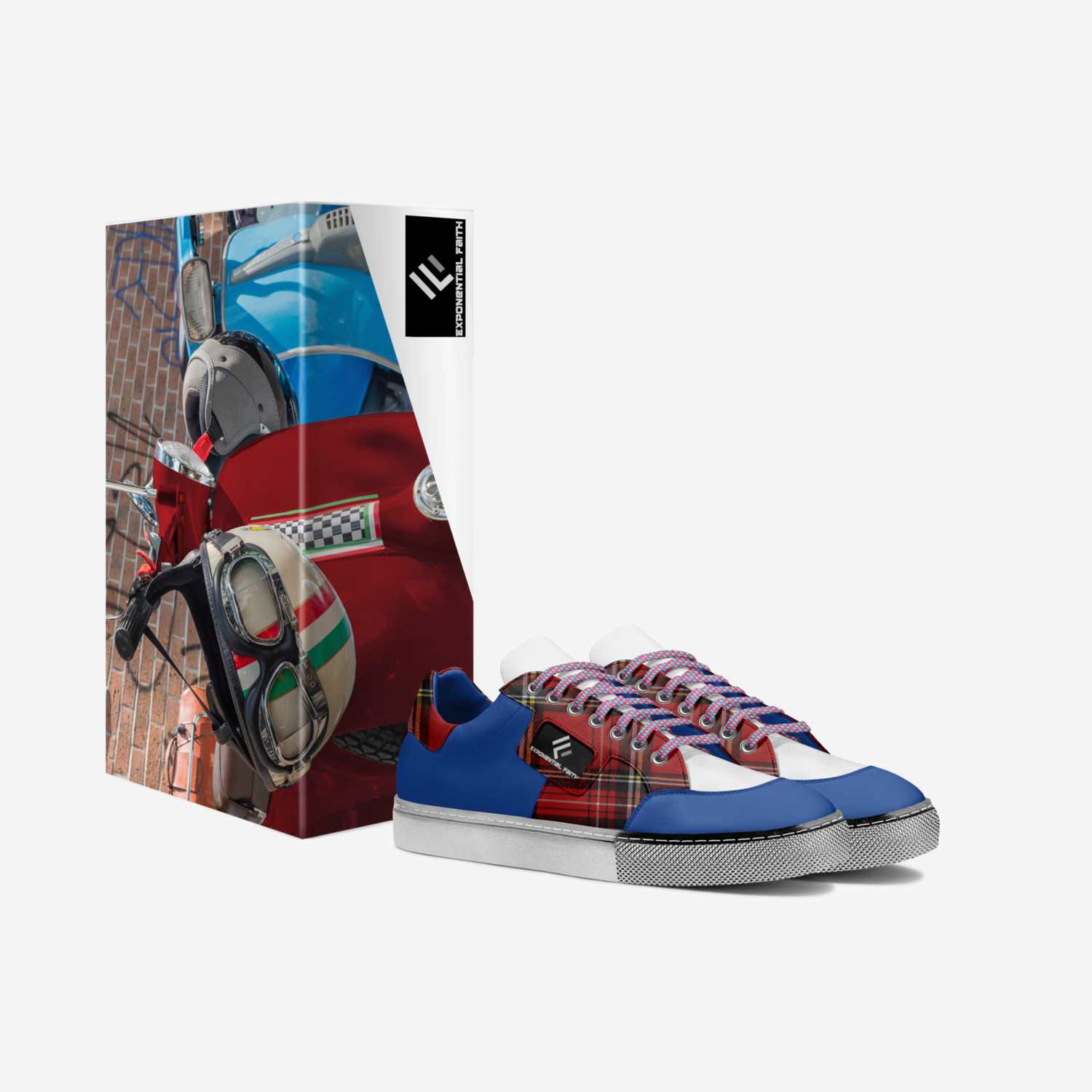 Exponential Faith custom made in Italy shoes by Alex Castro | Box view