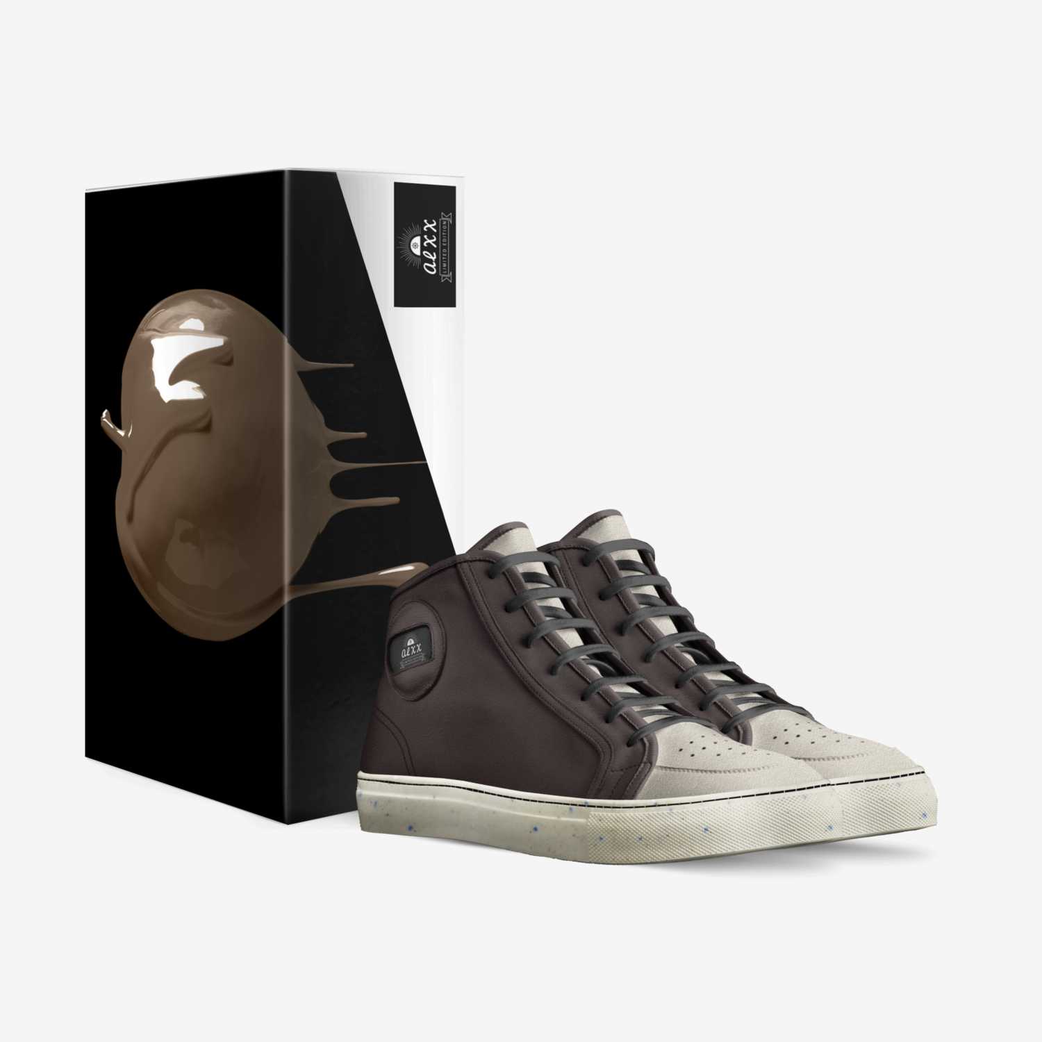 A L X X/Choco App custom made in Italy shoes by Alexander Bowie | Box view