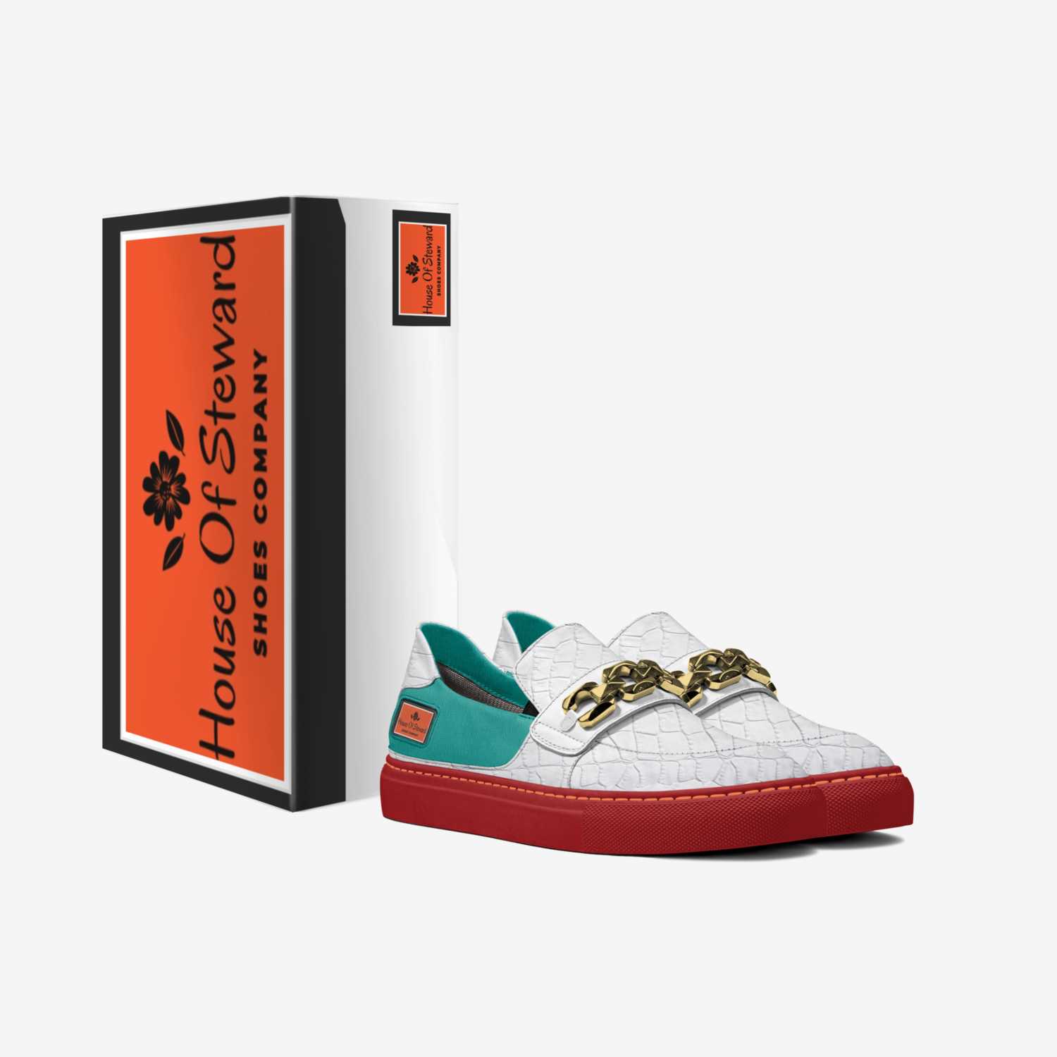 House Of Steward custom made in Italy shoes by Abdullah Sadiki Al Karim El Ben vance Brandey | Box view