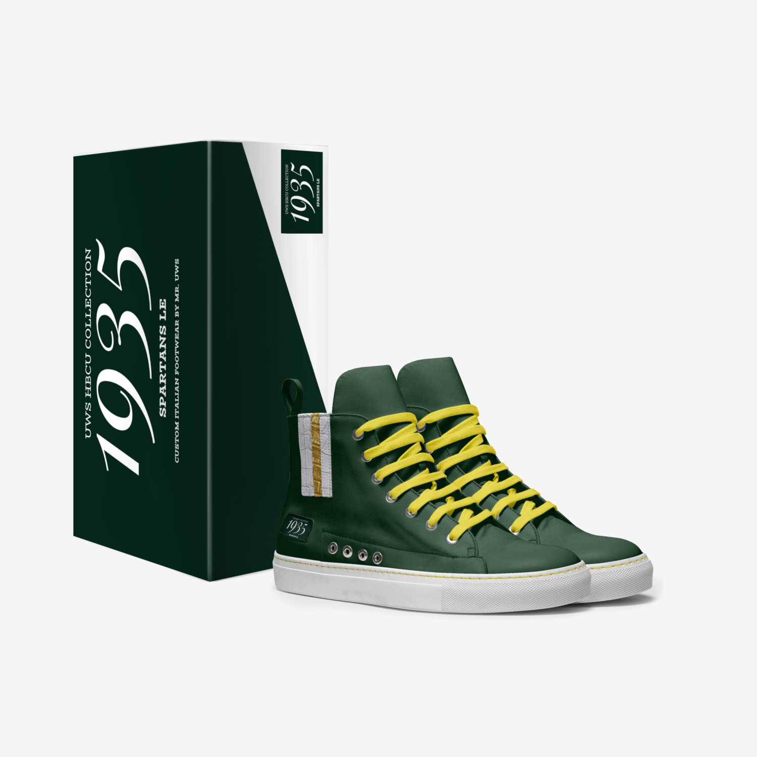 1935 Spartan LE custom made in Italy shoes by Urbanwallstreet Earl | Box view