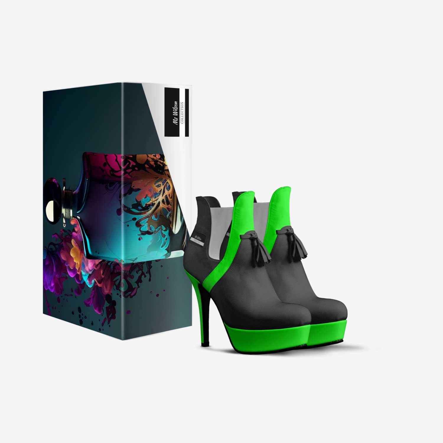 Ms Wilson  custom made in Italy shoes by Kintilla Wilson | Box view
