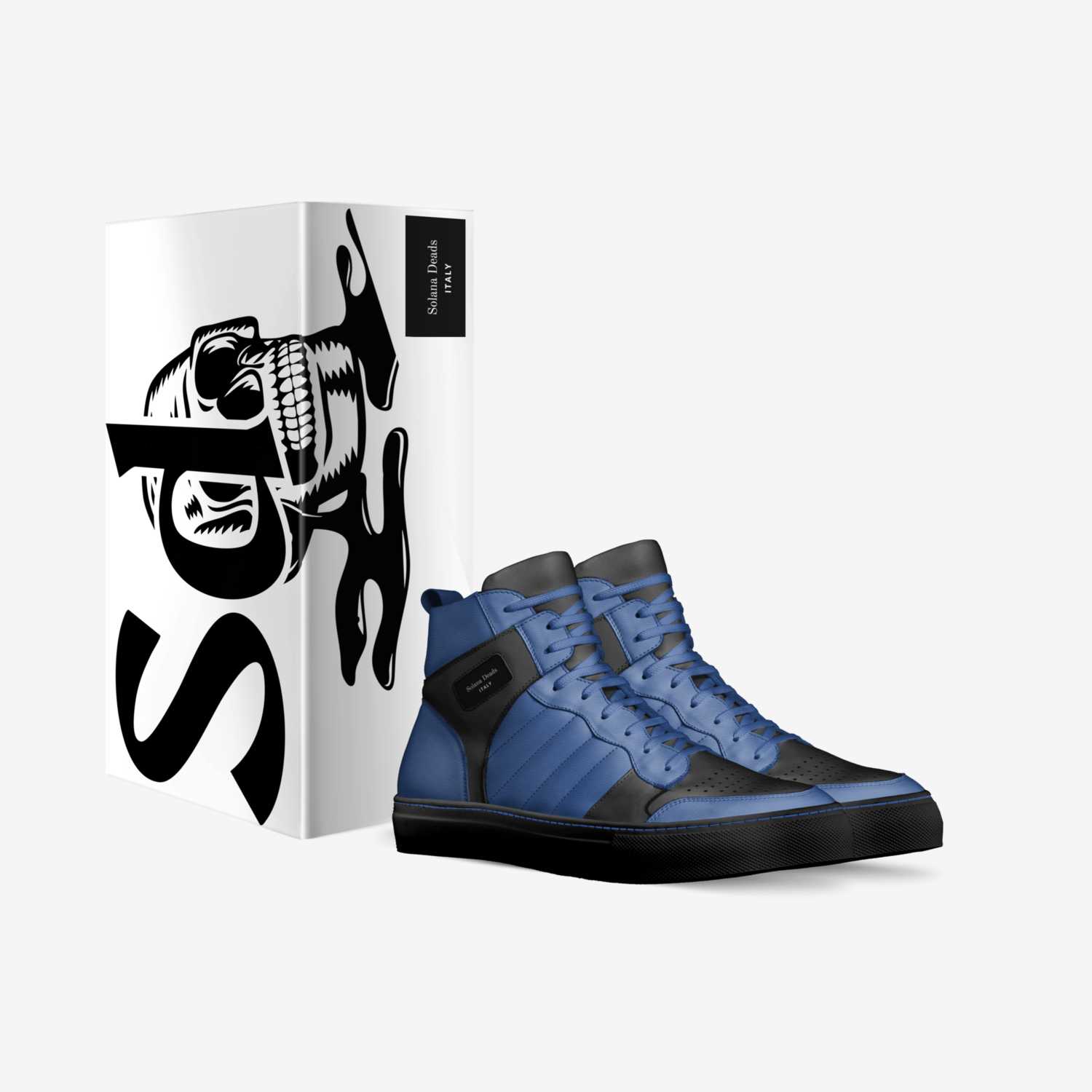Solana Deads custom made in Italy shoes by L3v3lz Godfrey | Box view