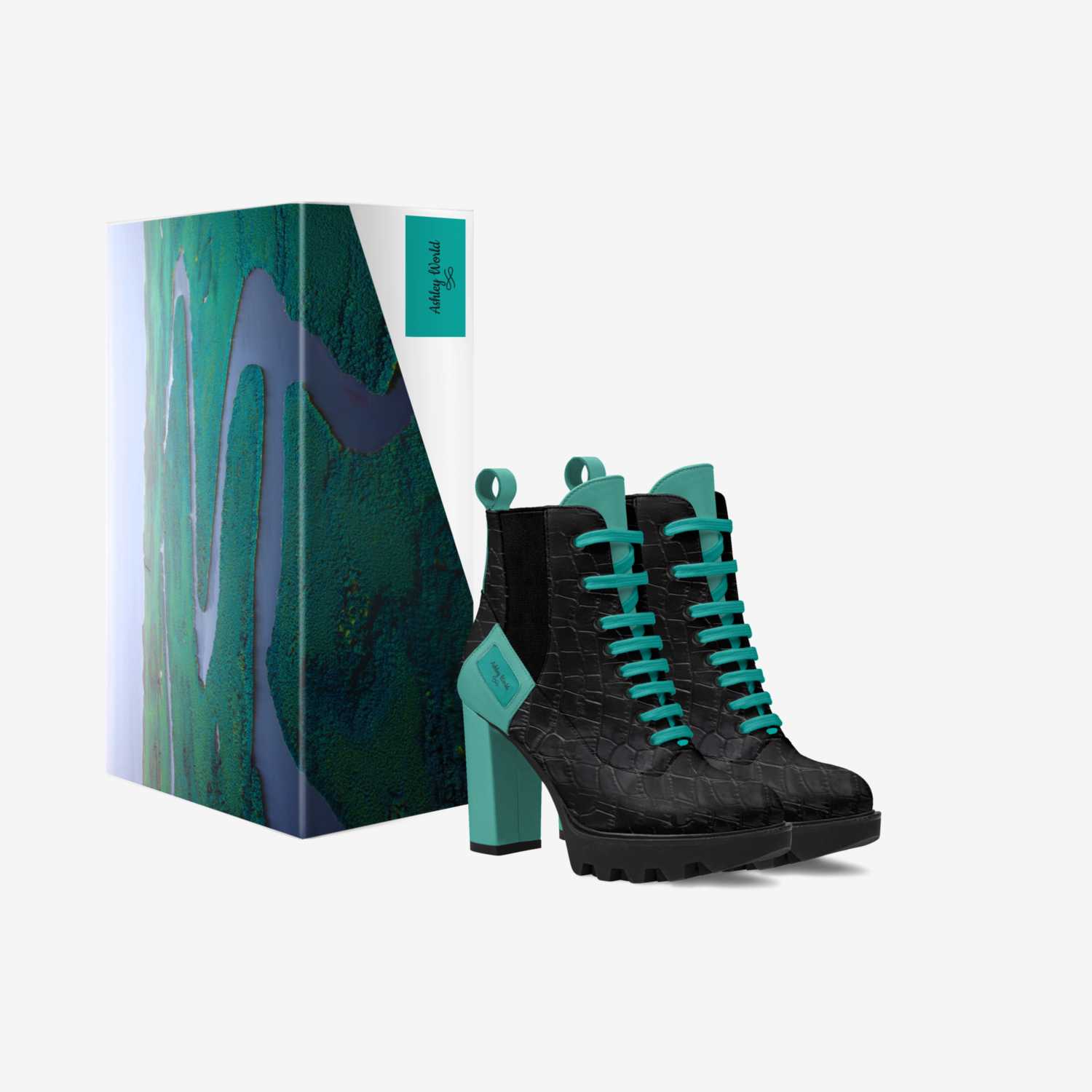 Ashley World custom made in Italy shoes by Ebony Williams | Box view