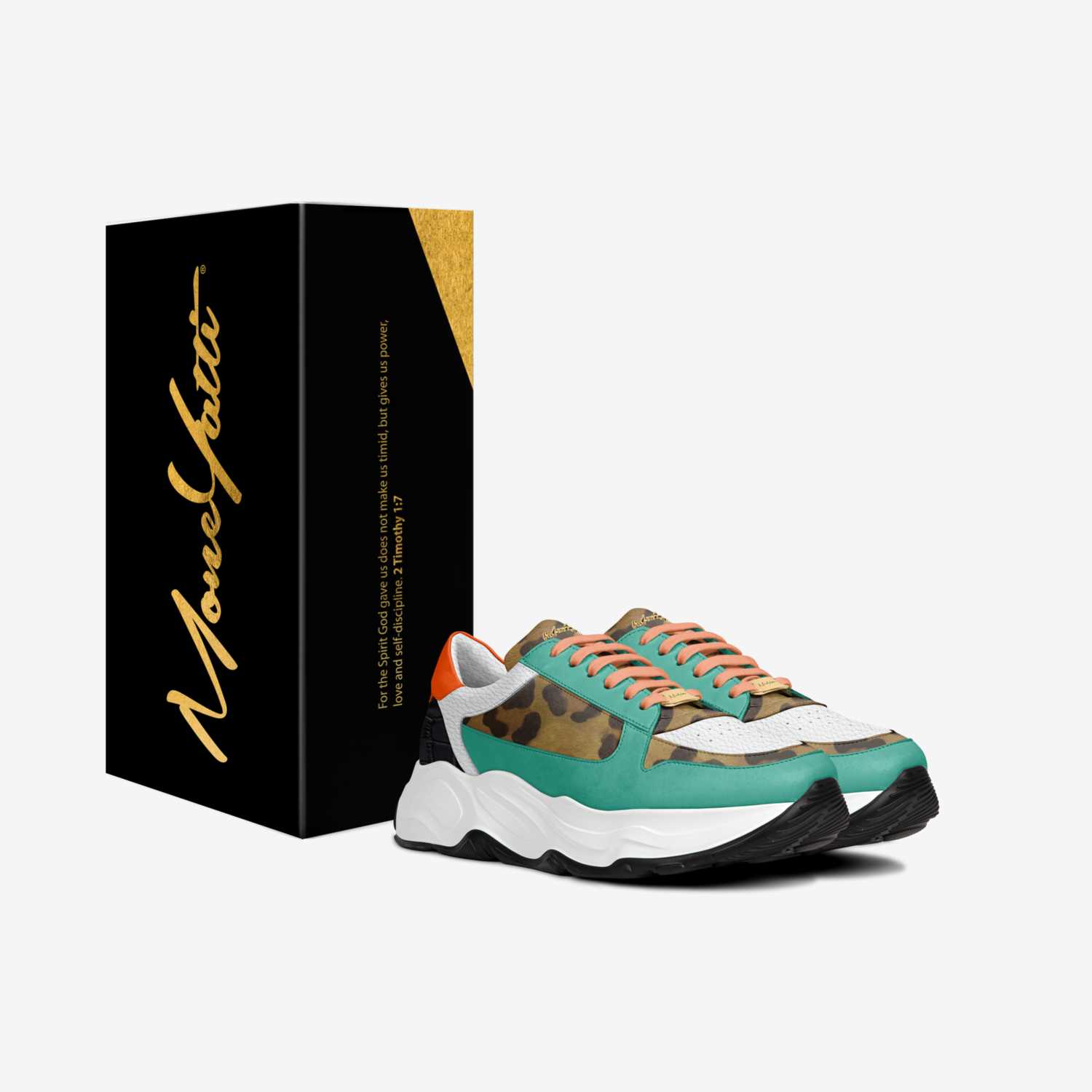 M-Leg001 custom made in Italy shoes by Moneyatti Brand | Box view