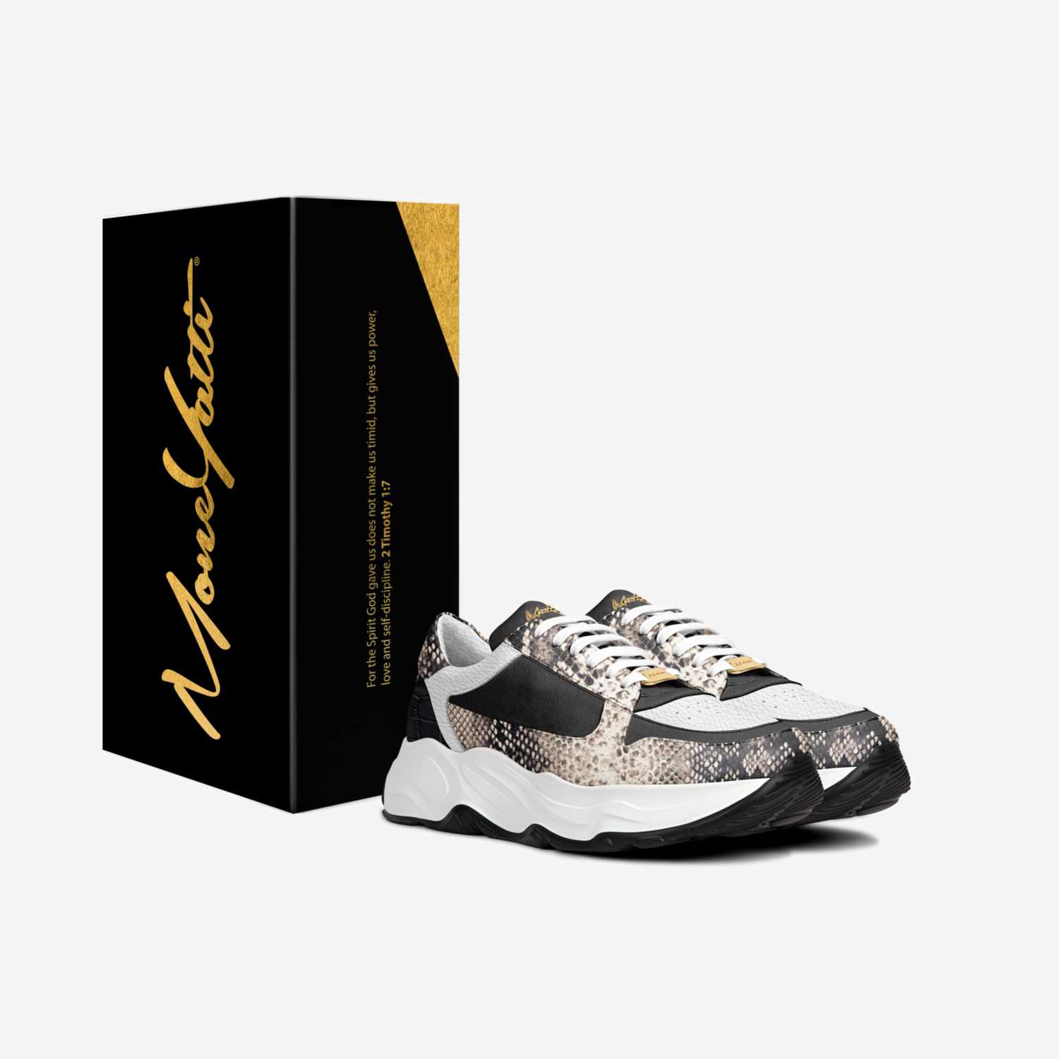  MLegacy011 custom made in Italy shoes by Moneyatti Brand | Box view