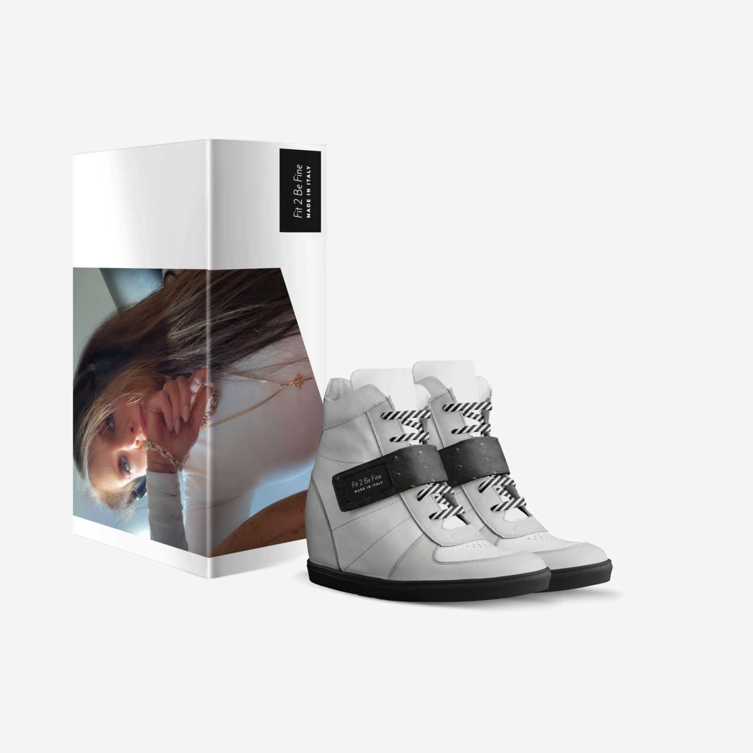 Fit 2 Be Fine custom made in Italy shoes by Stacy Martinez | Box view