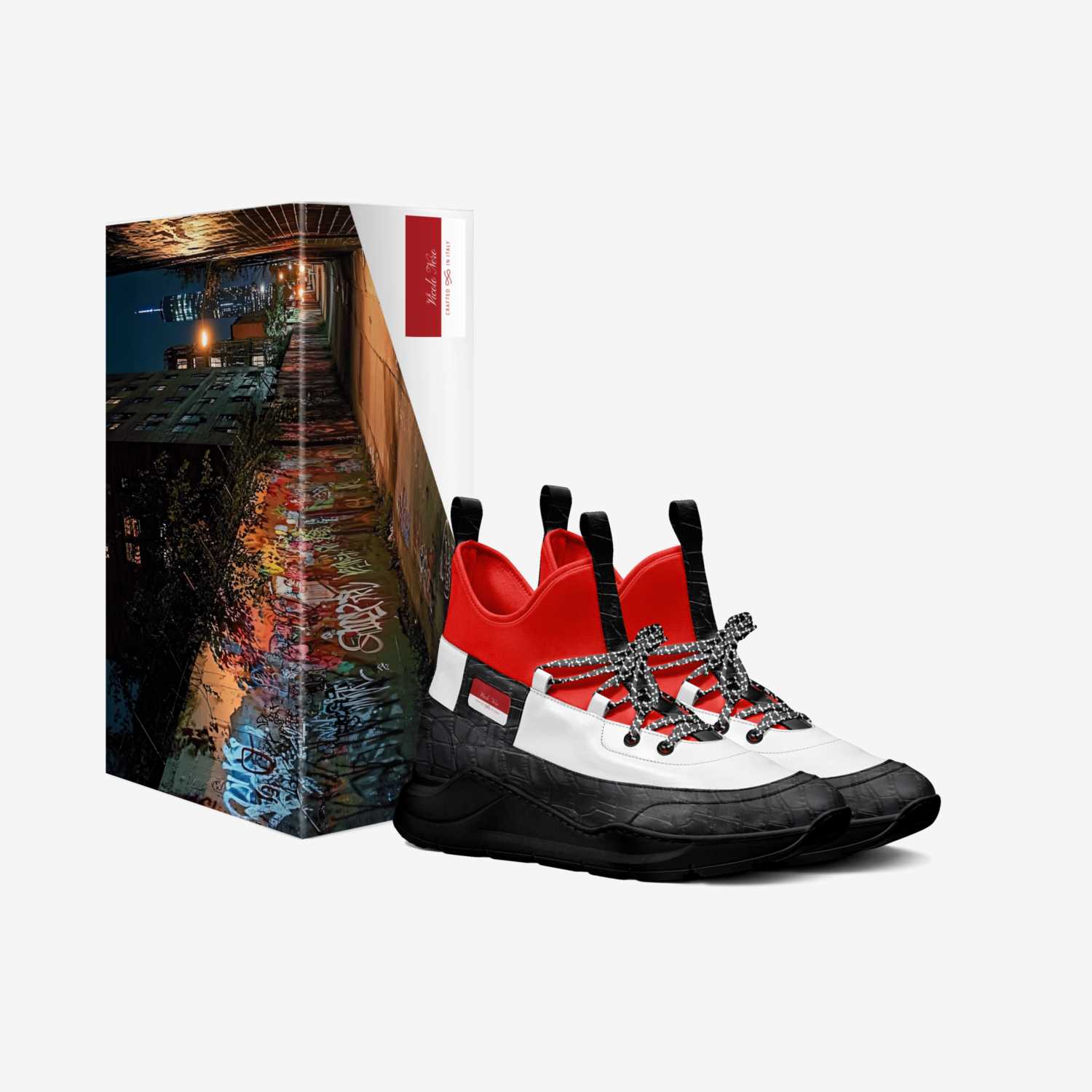 Vicolo Nero custom made in Italy shoes by James Cromartie | Box view