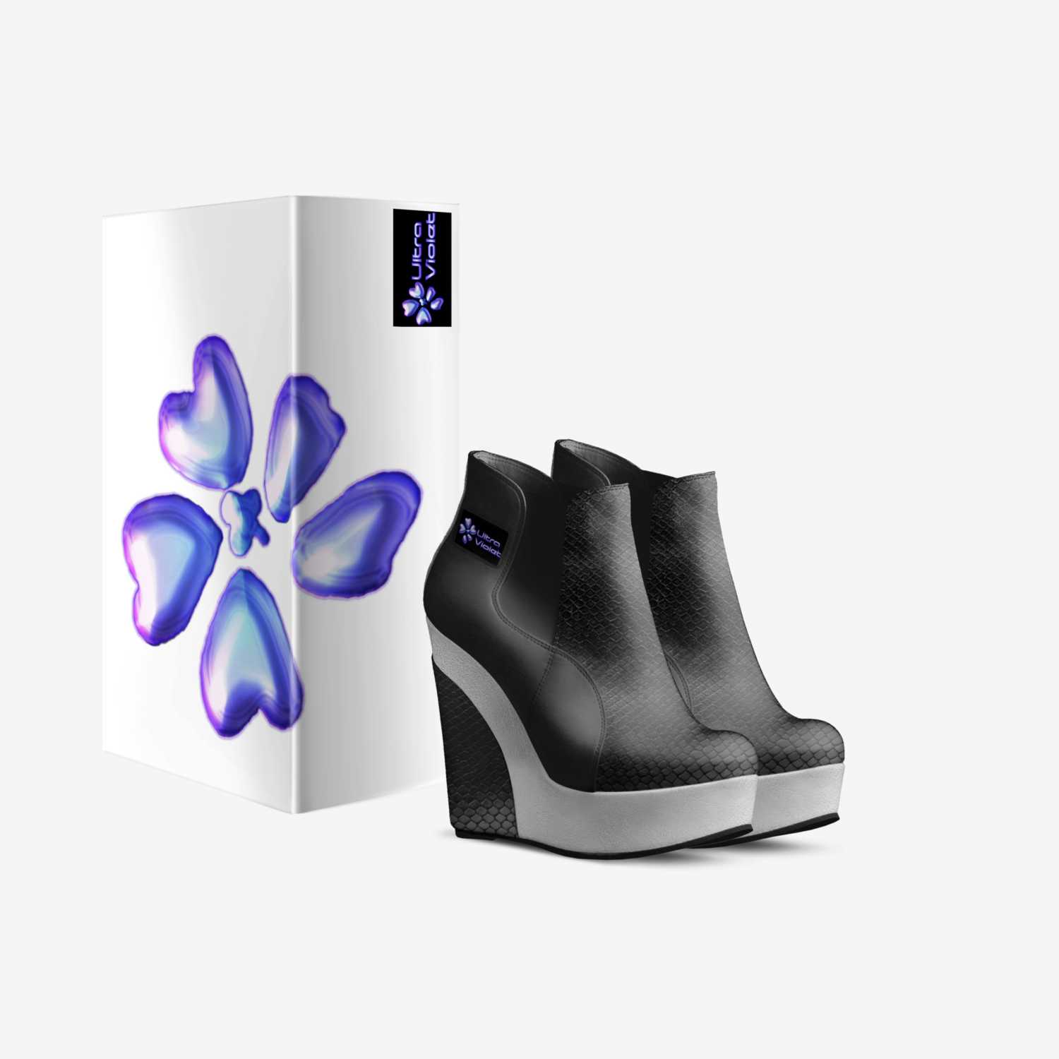 Star Shine custom made in Italy shoes by Stephanie Costello | Box view