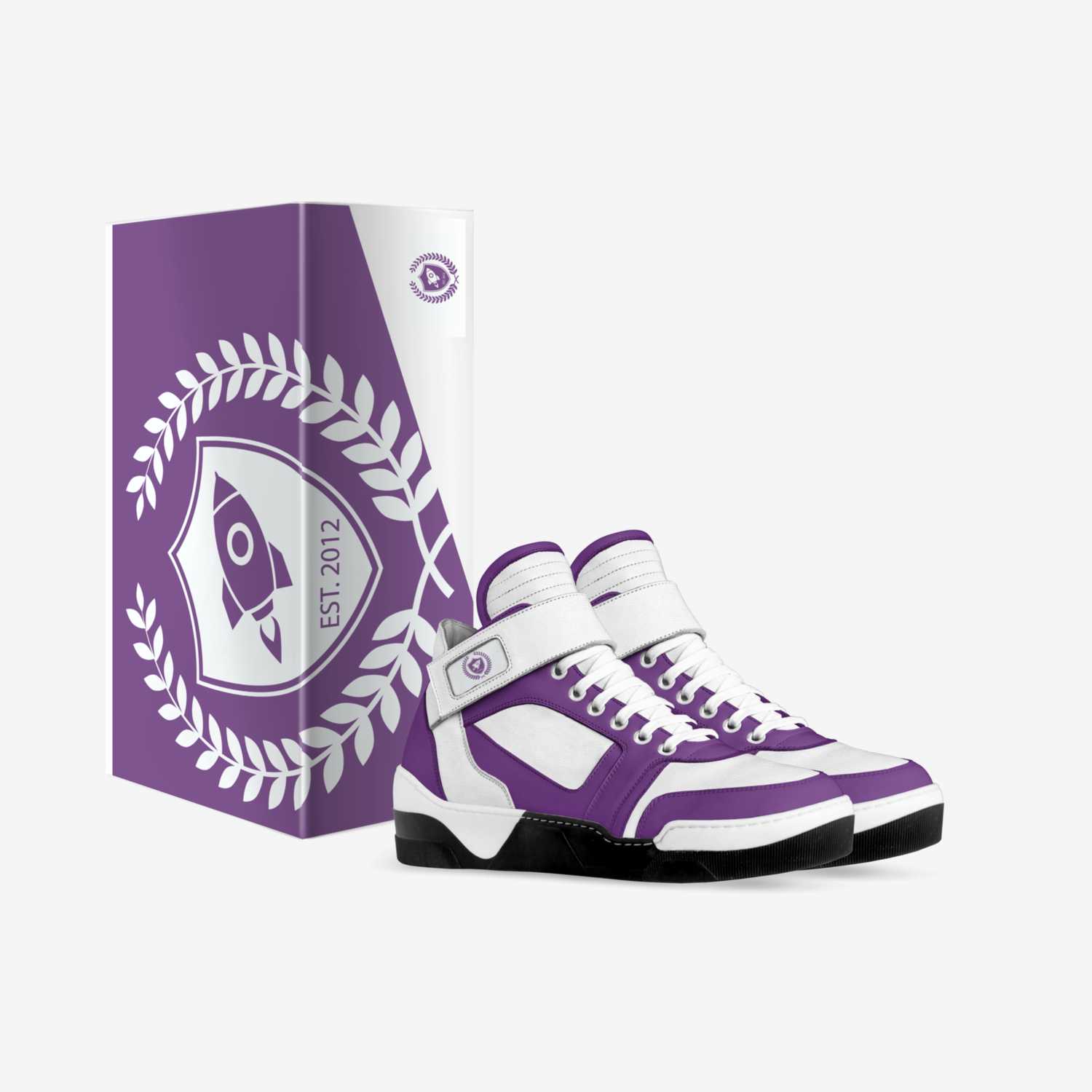 Throwback I custom made in Italy shoes by Little Starship Academy | Box view