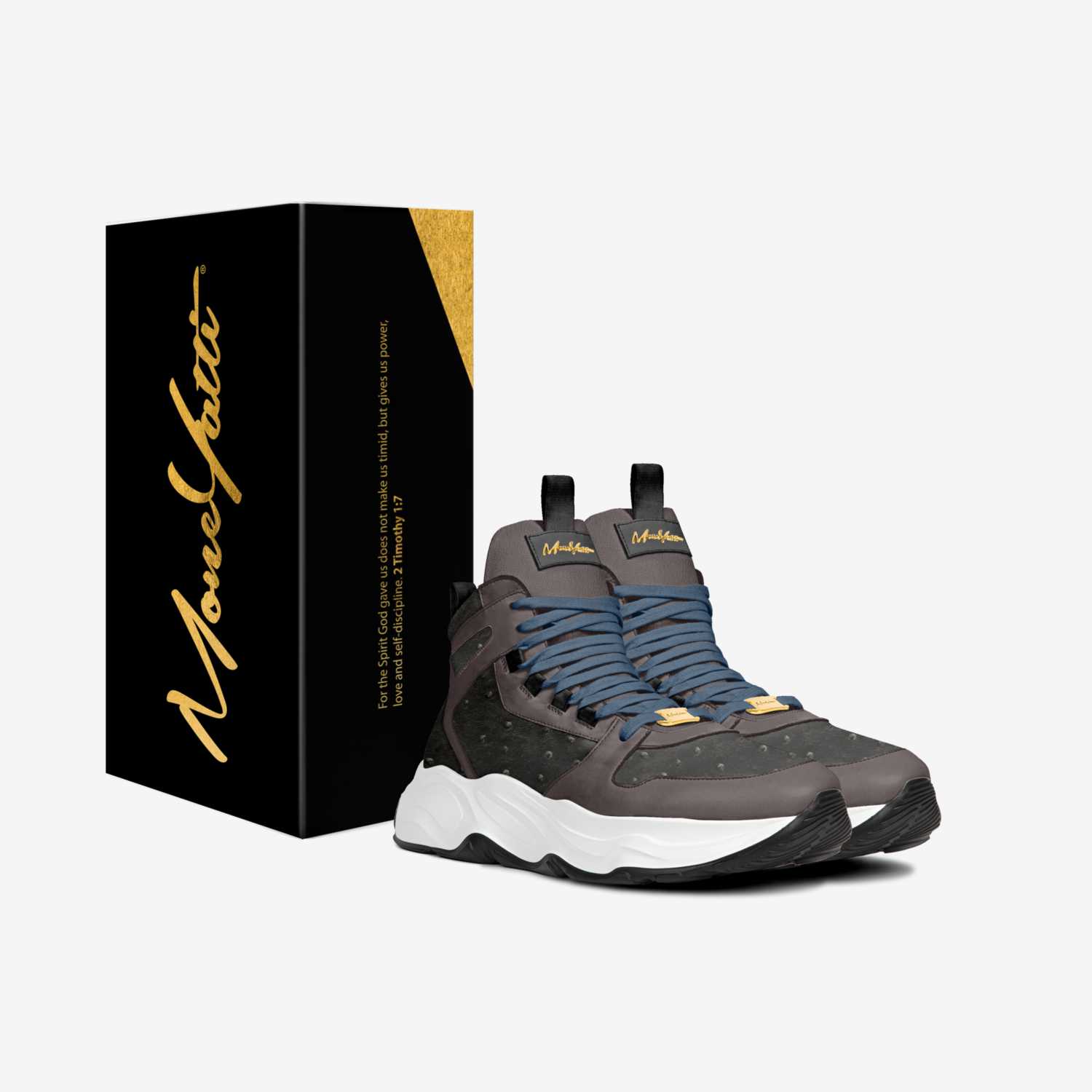 MoneyattiFleeks009 custom made in Italy shoes by Moneyatti Brand | Box view