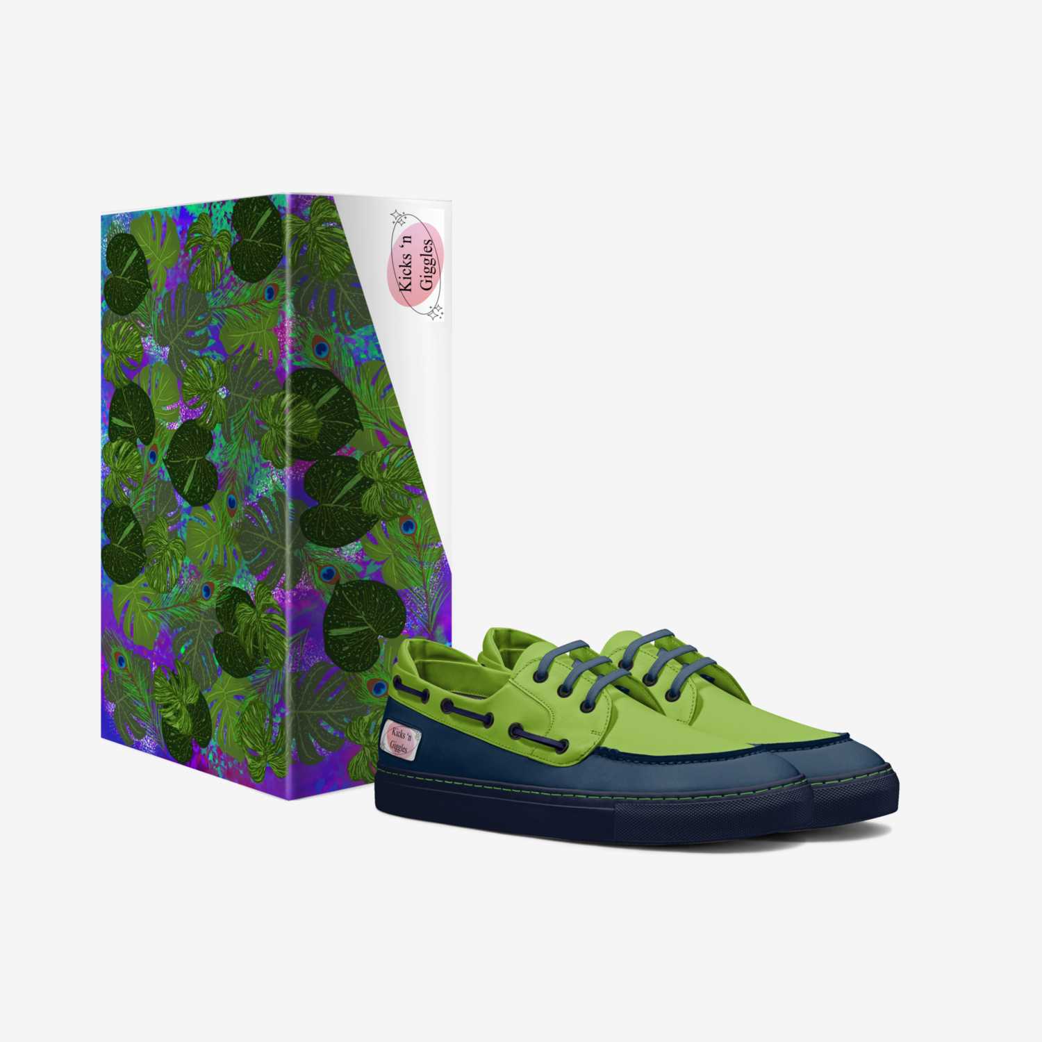 Laugh Out Loud custom made in Italy shoes by Kyah Seidelman | Box view