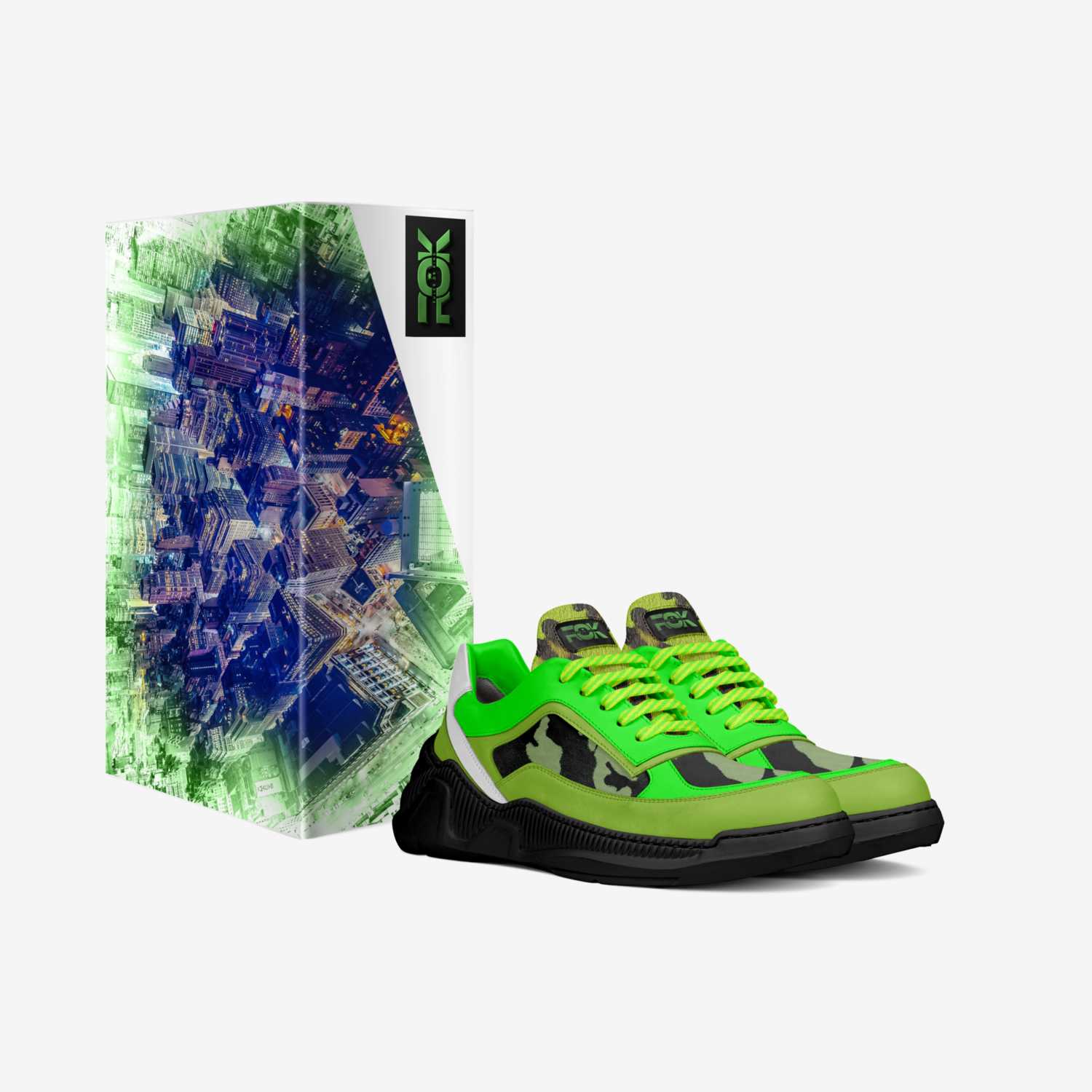 SHEAR HUSTLE custom made in Italy shoes by Tyreese Patterson | Box view