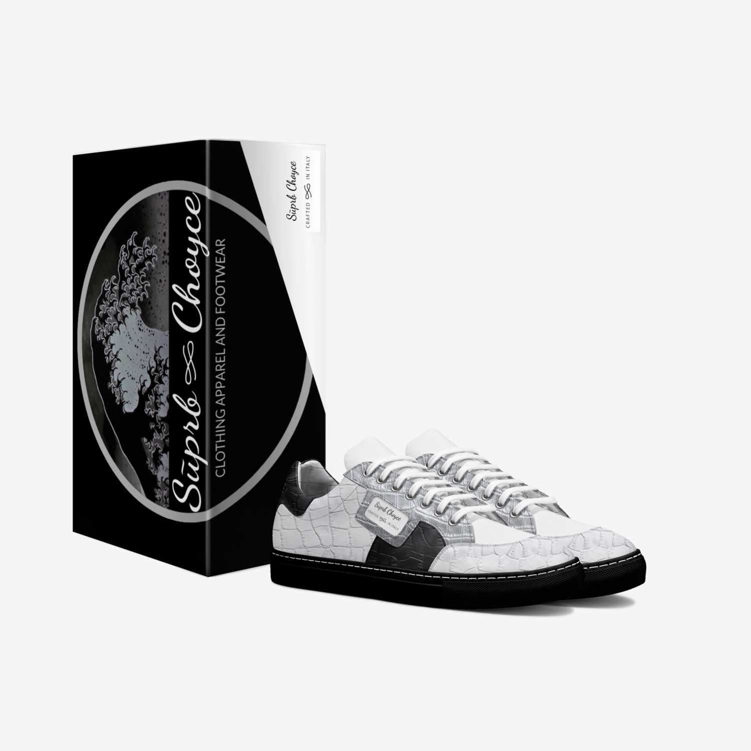 Sūprb Choyce  custom made in Italy shoes by Omari Choyce | Box view