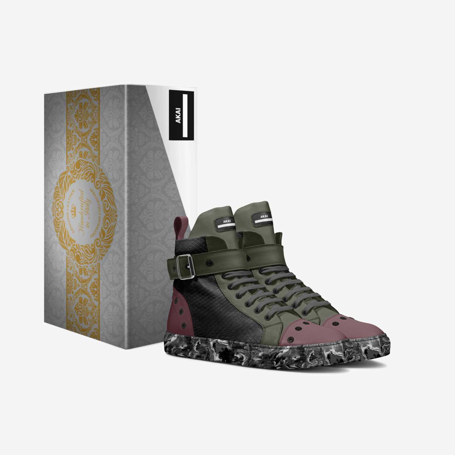 AKAI custom made in Italy shoes by Kai Hall | Box view