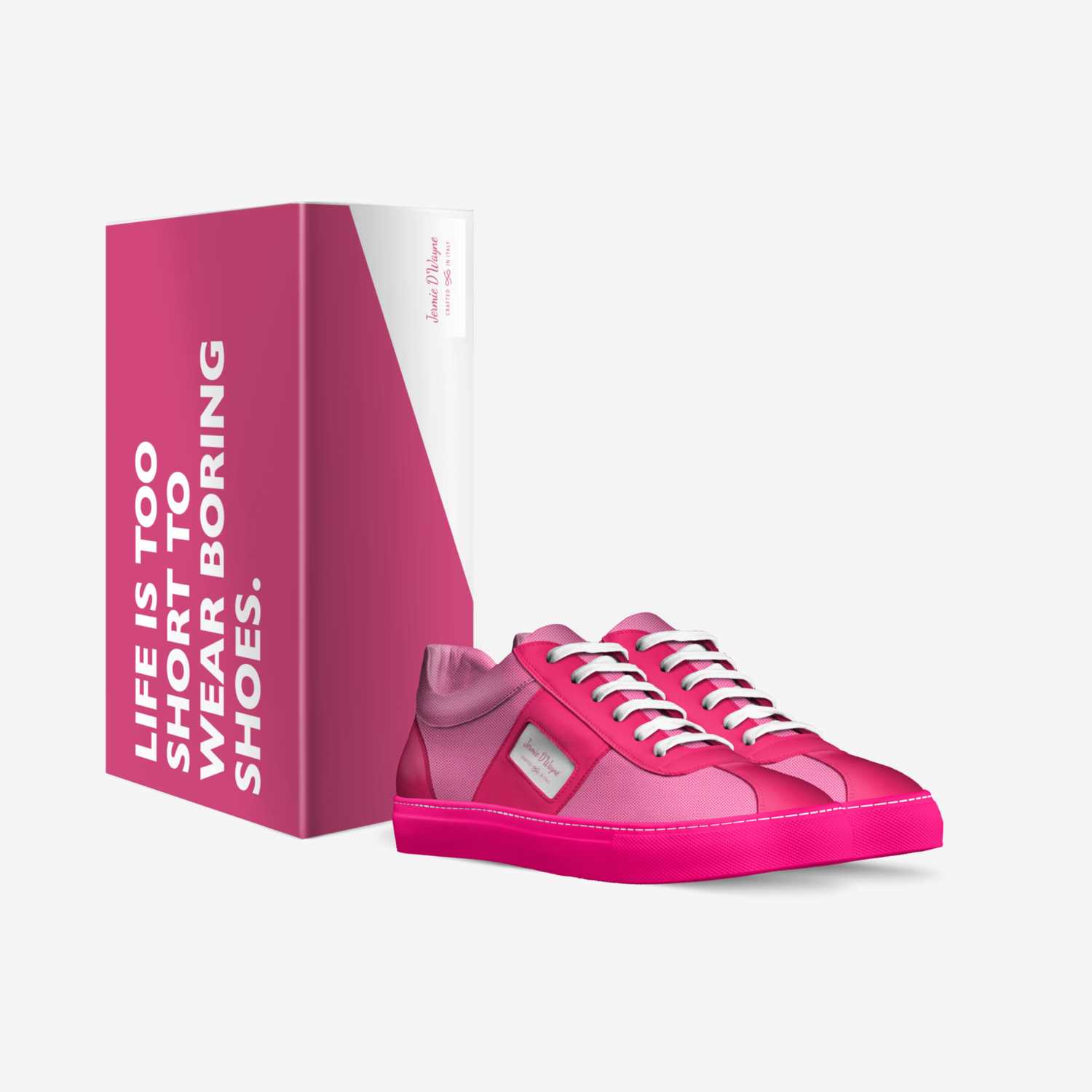 Jermie D'Wayne  custom made in Italy shoes by Jermie Hullom | Box view