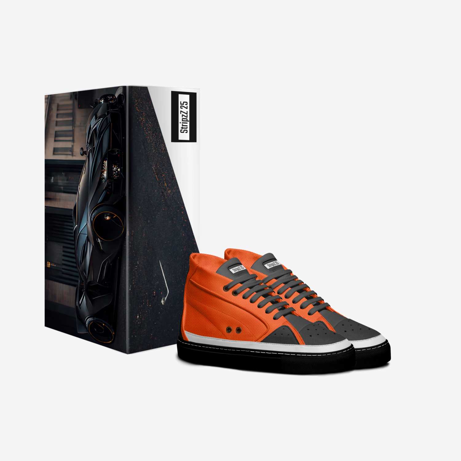 StripzZ 25 custom made in Italy shoes by Top Fuel Wear | Box view